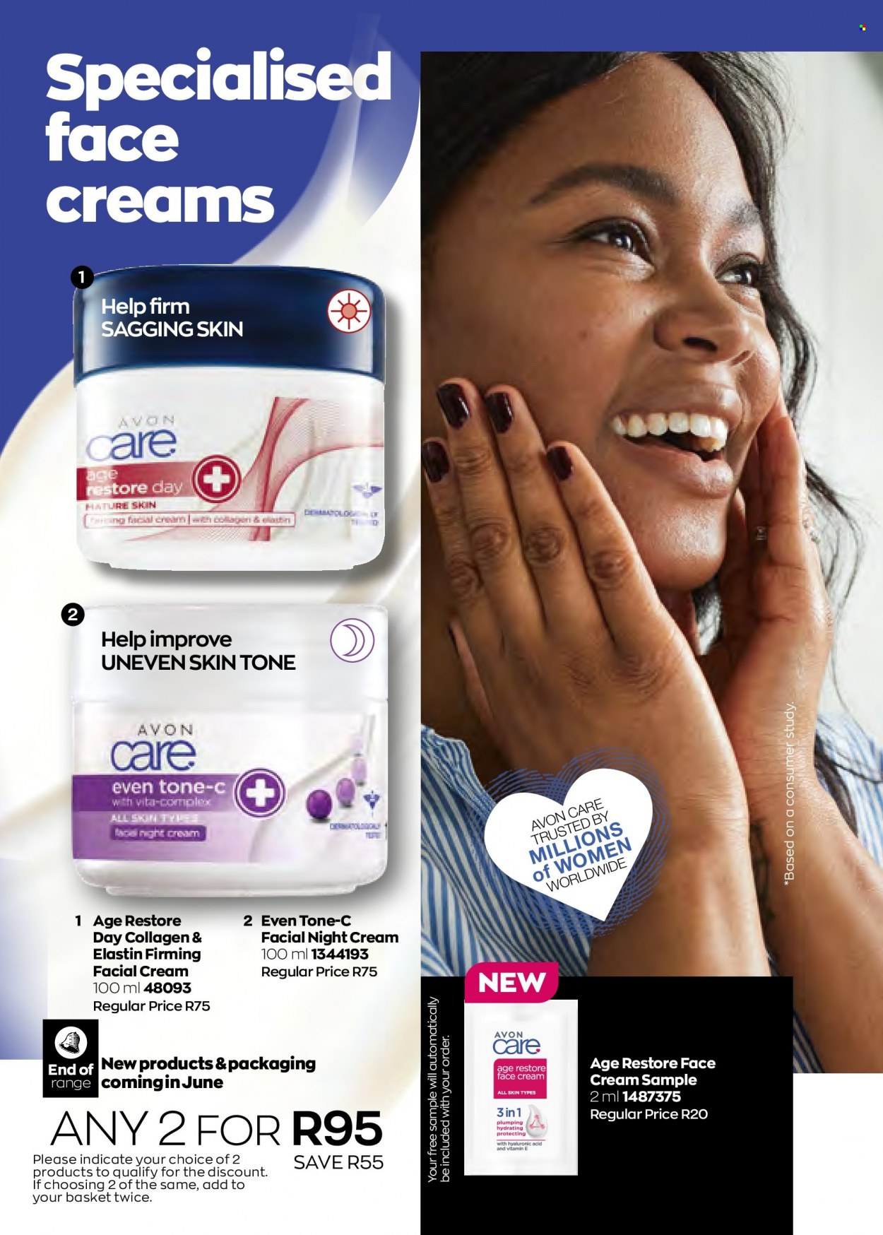 Avon catalogue  - 01/05/2022 - 31/05/2022 - Sales products - Avon, night cream, face cream. Page 124.