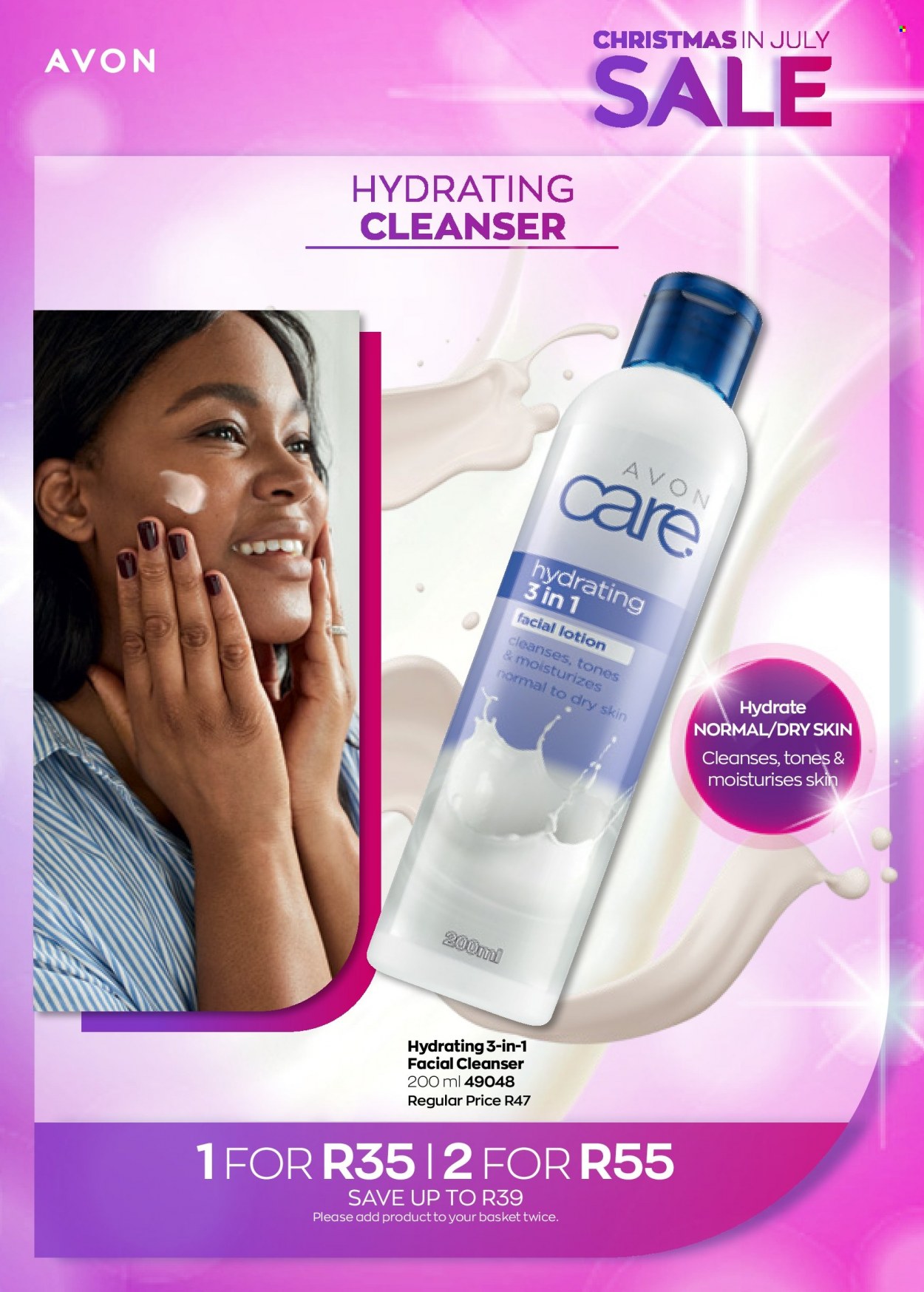 thumbnail - Avon catalogue  - 22/07/2022 - 31/07/2022 - Sales products - Avon, cleanser, body lotion. Page 30.
