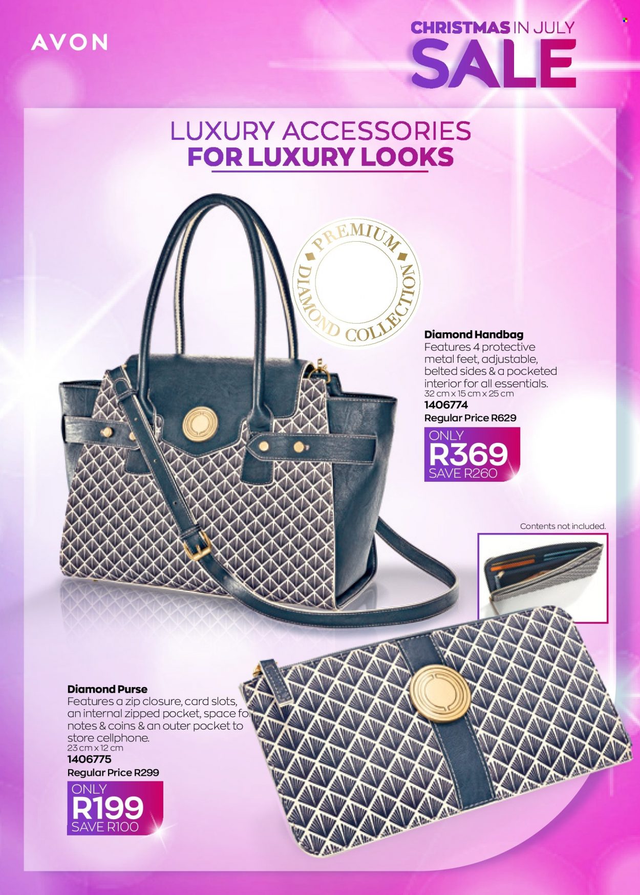 thumbnail - Avon catalogue  - 22/07/2022 - 31/07/2022 - Sales products - Avon, handbag. Page 47.