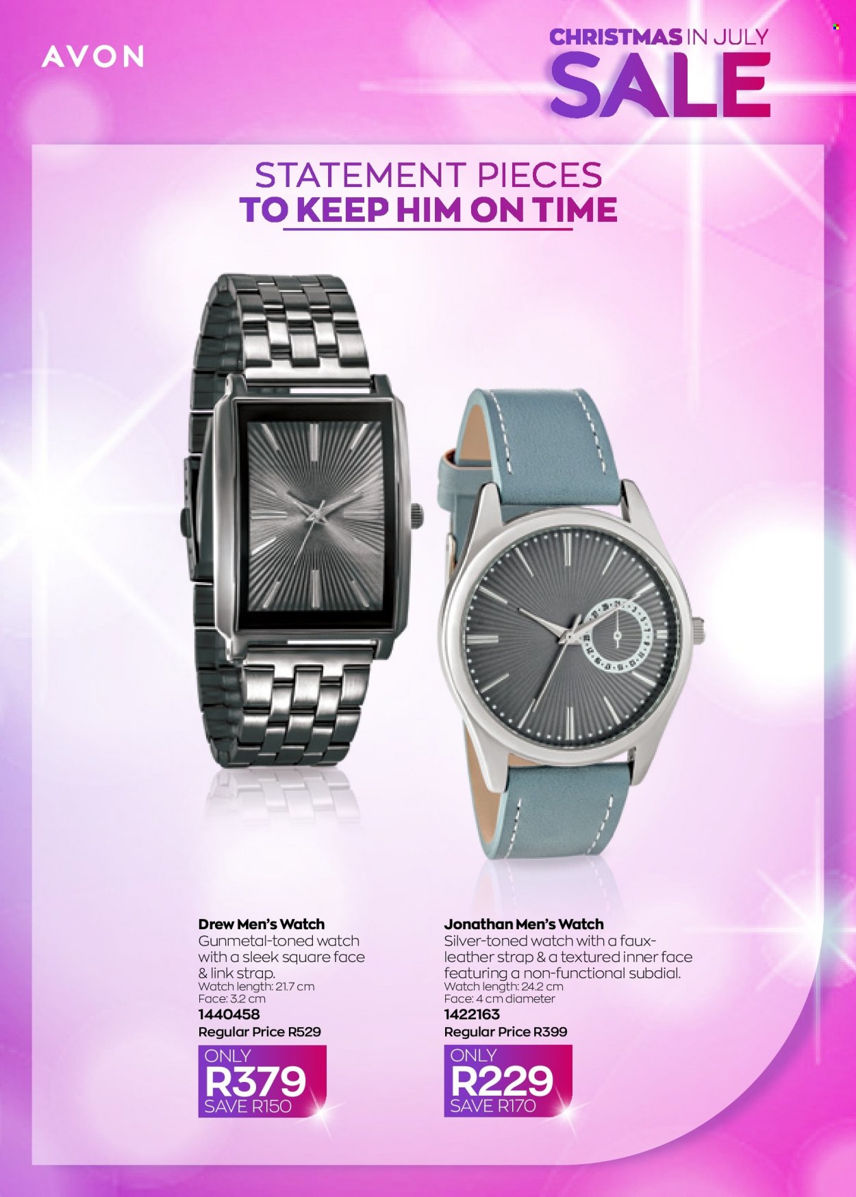 thumbnail - Avon catalogue  - 22/07/2022 - 31/07/2022 - Sales products - Avon, watch. Page 62.