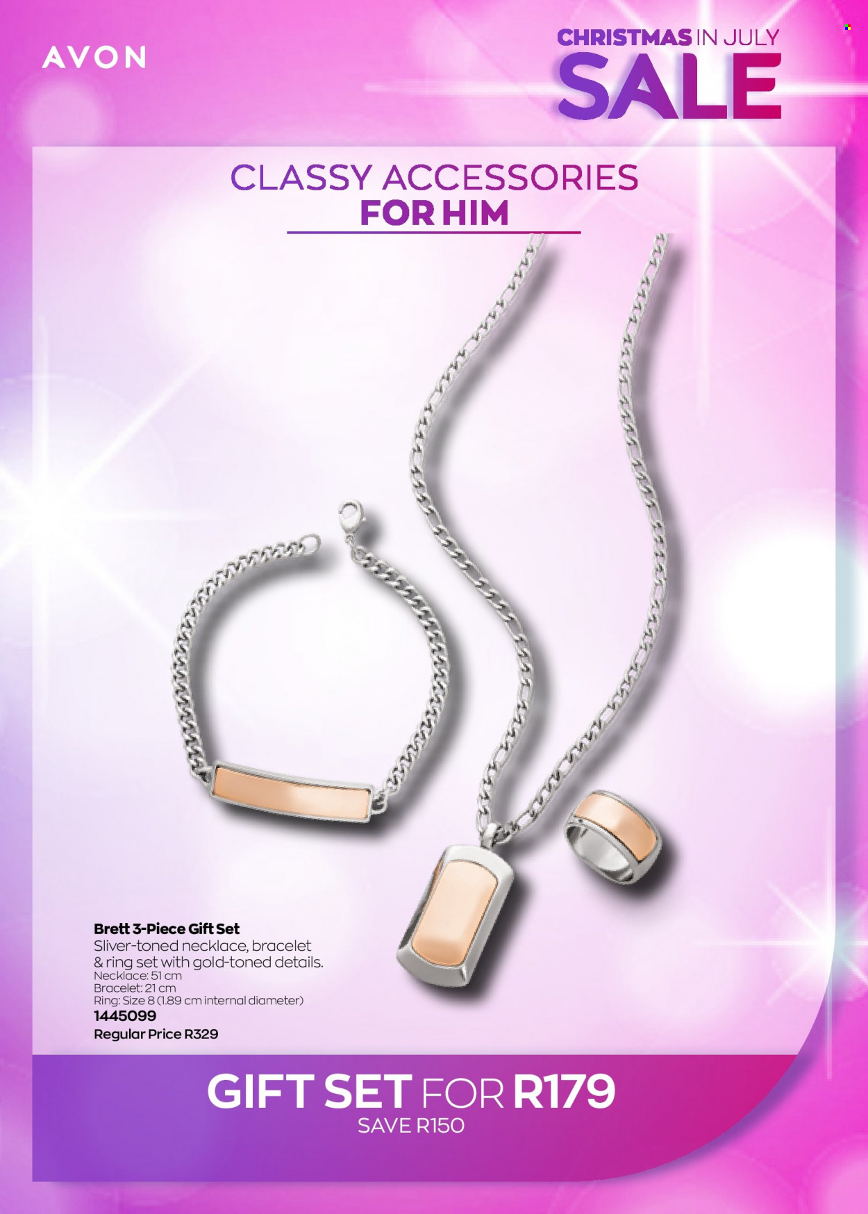 thumbnail - Avon catalogue  - 22/07/2022 - 31/07/2022 - Sales products - Avon, gift set, bracelet, necklace. Page 63.