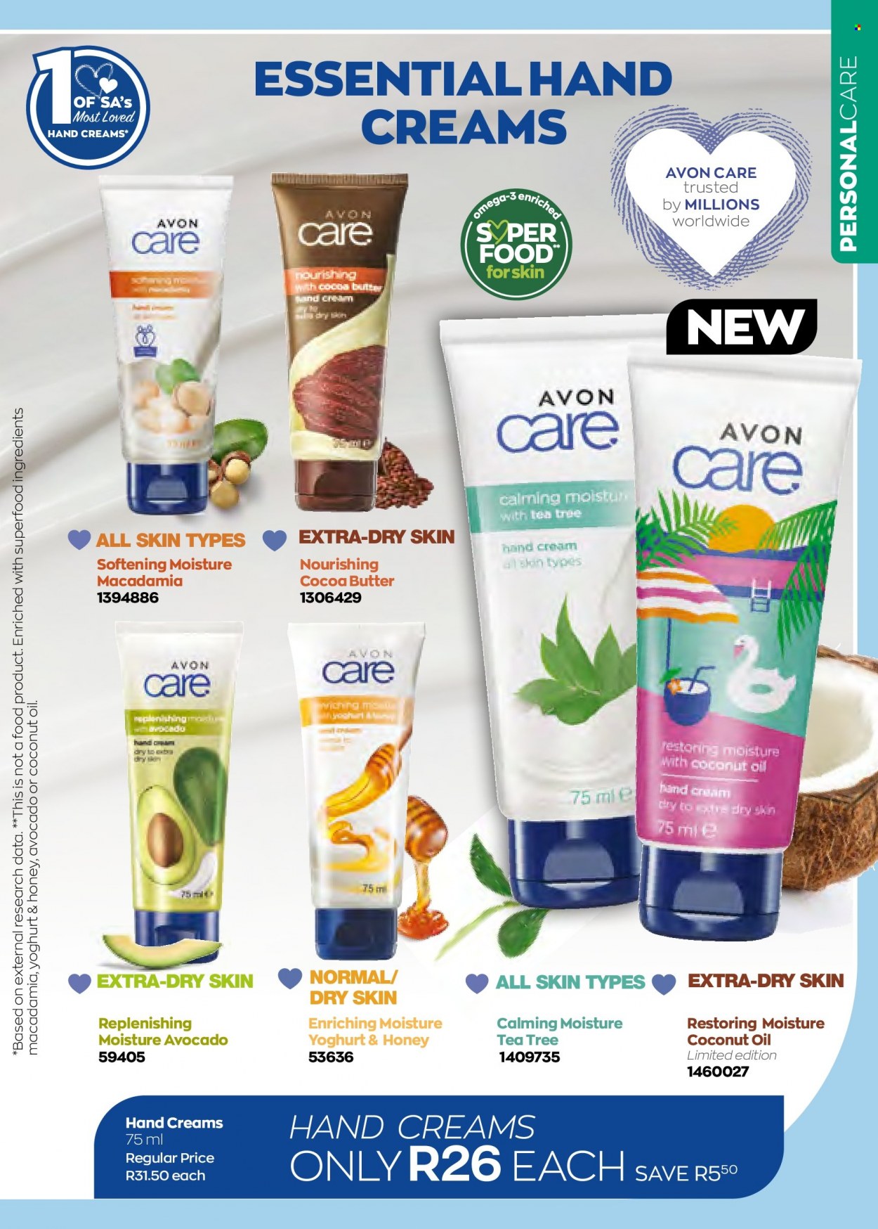 Avon catalogue  - 01/05/2022 - 31/05/2022 - Sales products - Avon, coconut oil, hand cream. Page 133.