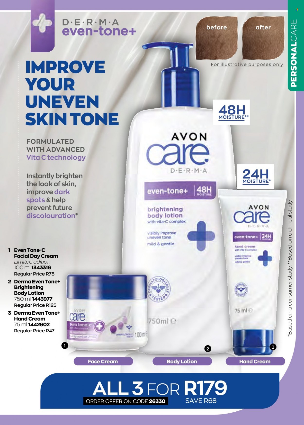 Avon catalogue  - 01/05/2022 - 31/05/2022 - Sales products - Avon, day cream, face cream, body lotion, hand cream. Page 135.