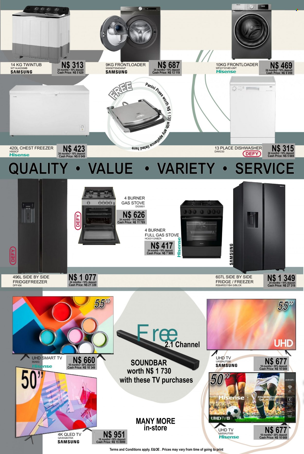 Nictus catalogue  - 01/07/2022 - 31/08/2022 - Sales products - smart tv, UHD TV, qled tv, TV, sound bar. Page 2.