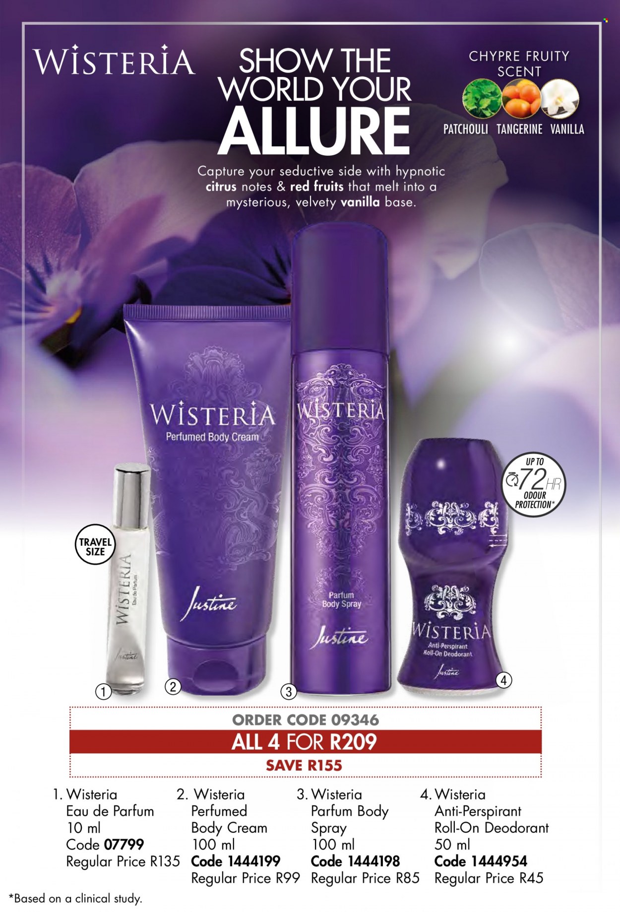 thumbnail - Justine catalogue  - 01/08/2022 - 31/08/2022 - Sales products - body spray, anti-perspirant, eau de parfum, roll-on, deodorant. Page 11.