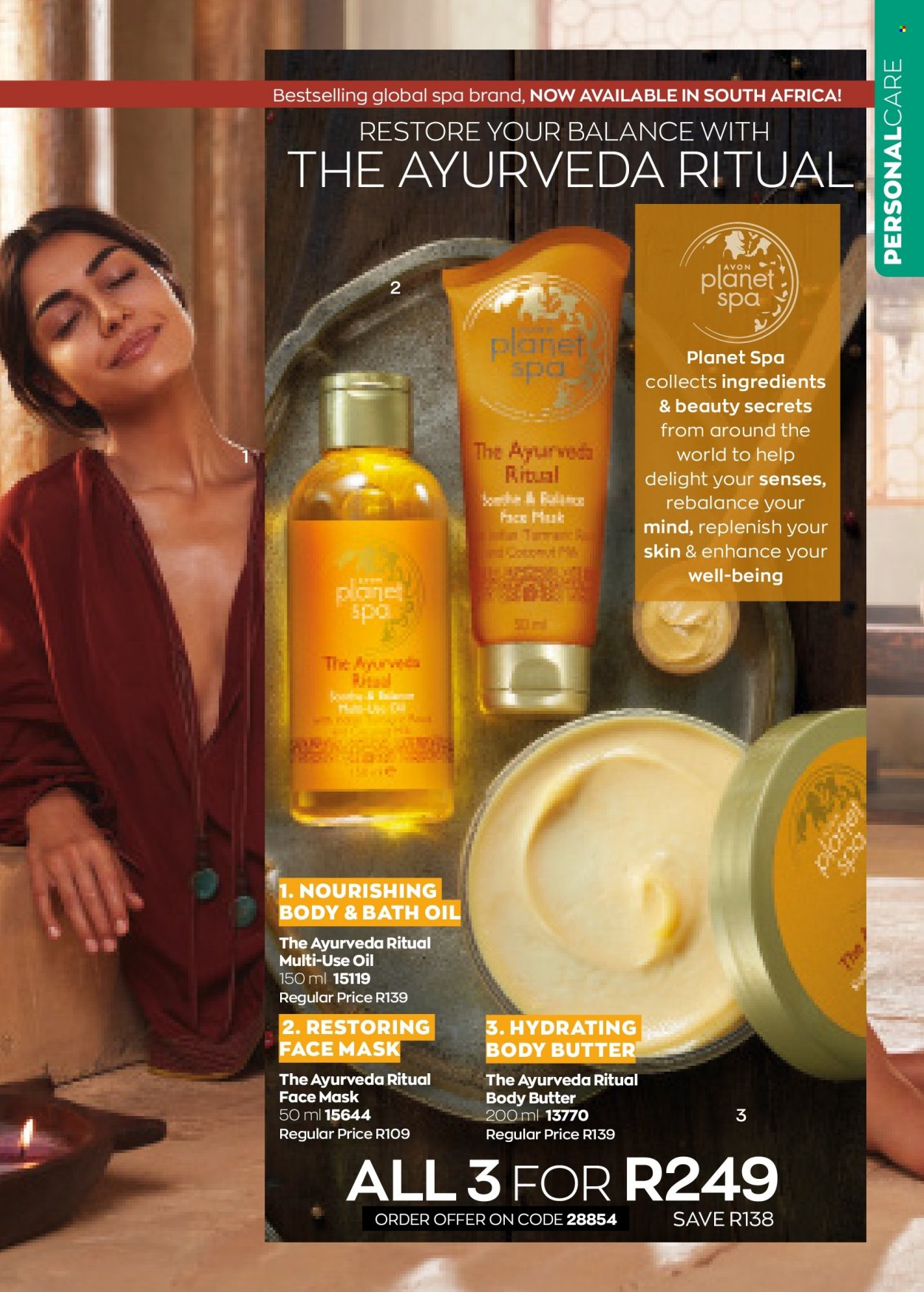 Avon catalogue  - 01/05/2022 - 31/05/2022 - Sales products - bath oil, Planet Spa, Avon, face mask, body butter. Page 147.