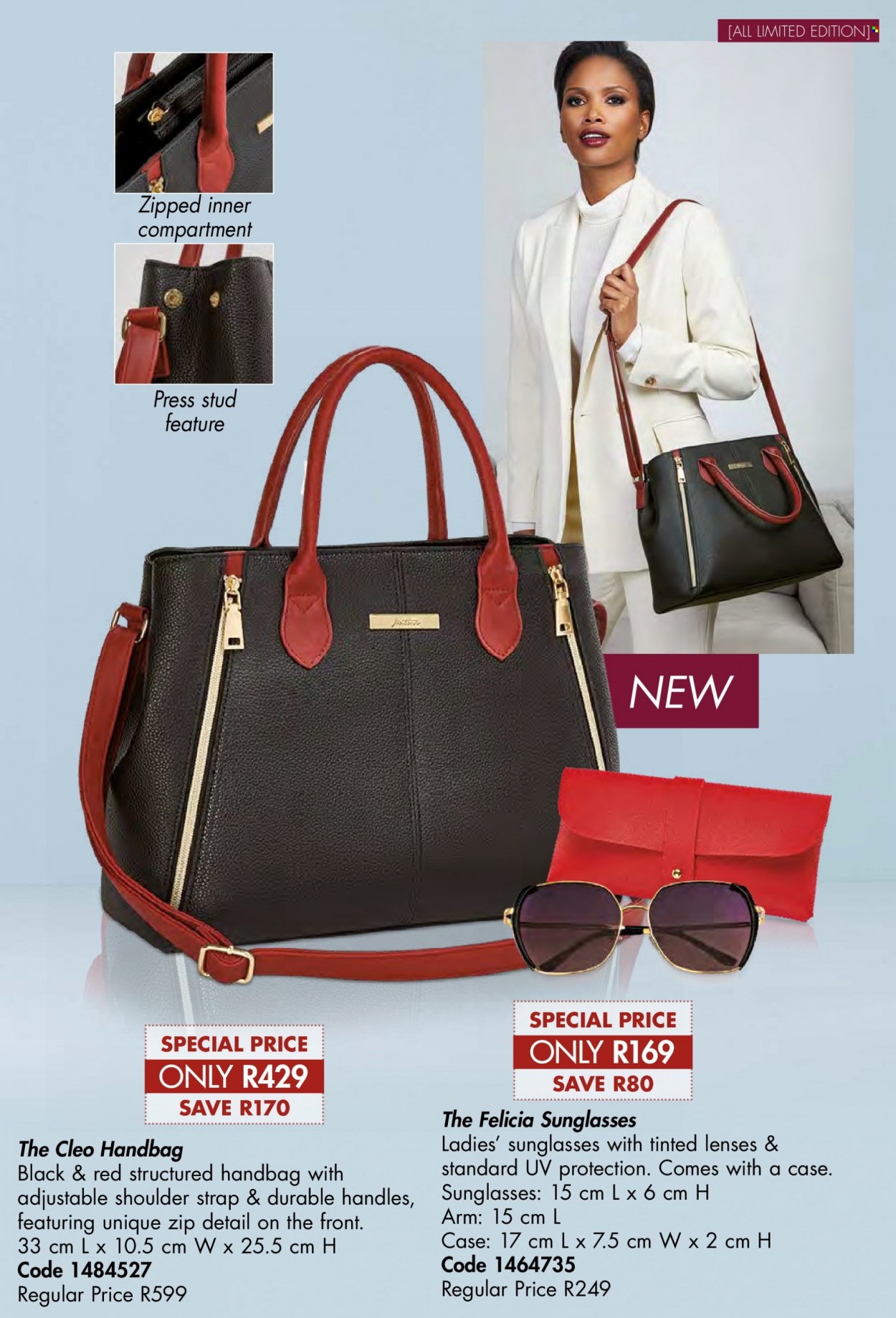 thumbnail - Justine catalogue  - 01/08/2022 - 31/08/2022 - Sales products - handbag, sunglasses. Page 49.