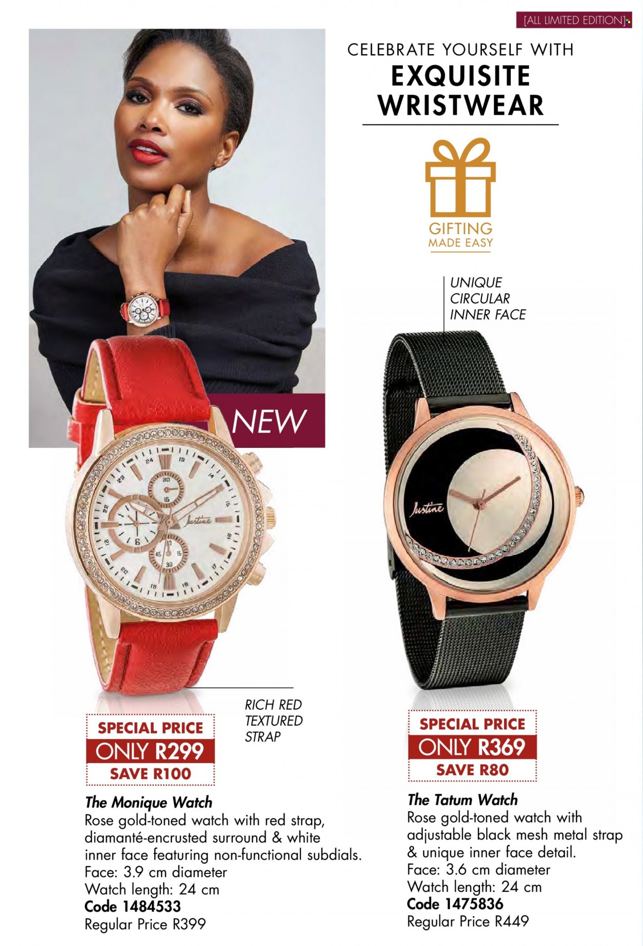 thumbnail - Justine catalogue  - 01/08/2022 - 31/08/2022 - Sales products - watch. Page 52.