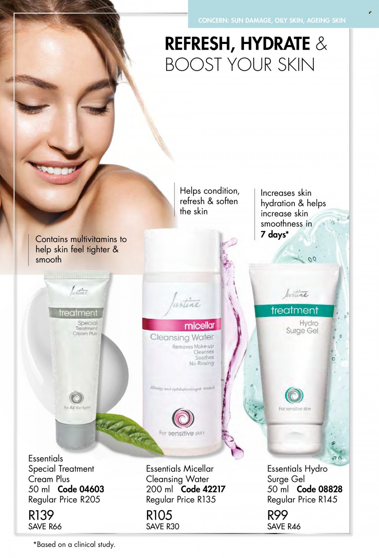 thumbnail - Justine catalogue  - 01/08/2022 - 31/08/2022 - Sales products - makeup remover. Page 60.