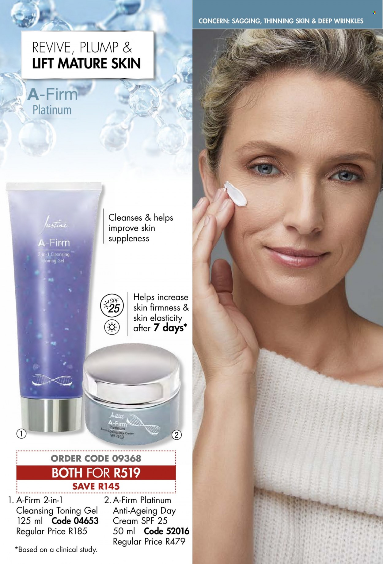 thumbnail - Justine catalogue  - 01/08/2022 - 31/08/2022 - Sales products - day cream. Page 70.