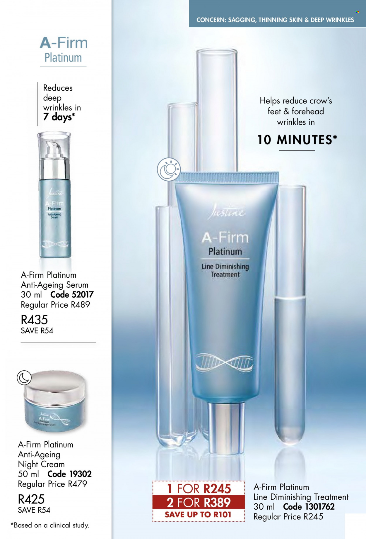 thumbnail - Justine catalogue  - 01/08/2022 - 31/08/2022 - Sales products - serum, night cream. Page 71.