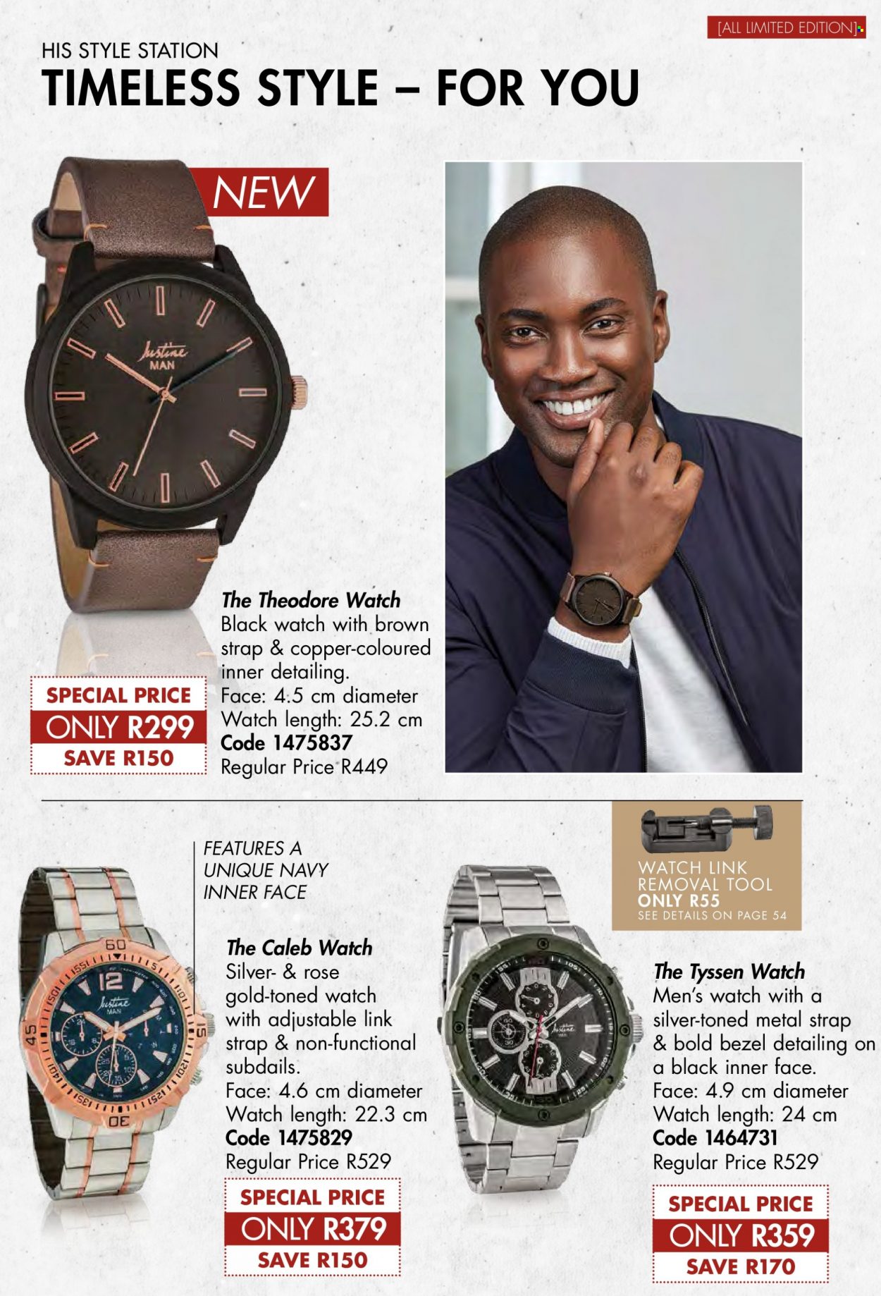 thumbnail - Justine catalogue  - 01/08/2022 - 31/08/2022 - Sales products - watch. Page 100.