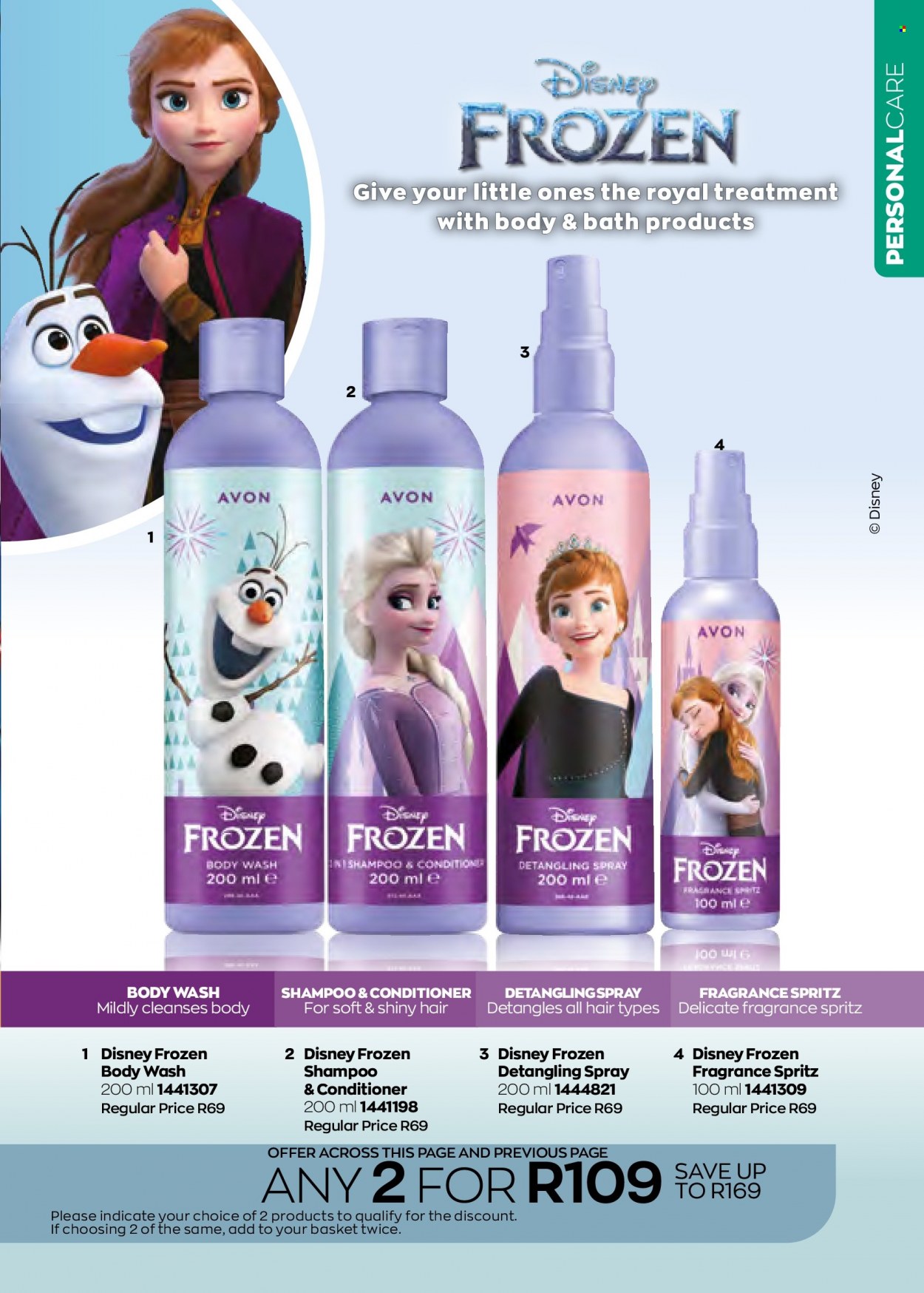 Avon catalogue  - 01/05/2022 - 31/05/2022 - Sales products - Disney, body wash, shampoo, Avon, conditioner, fragrance. Page 159.