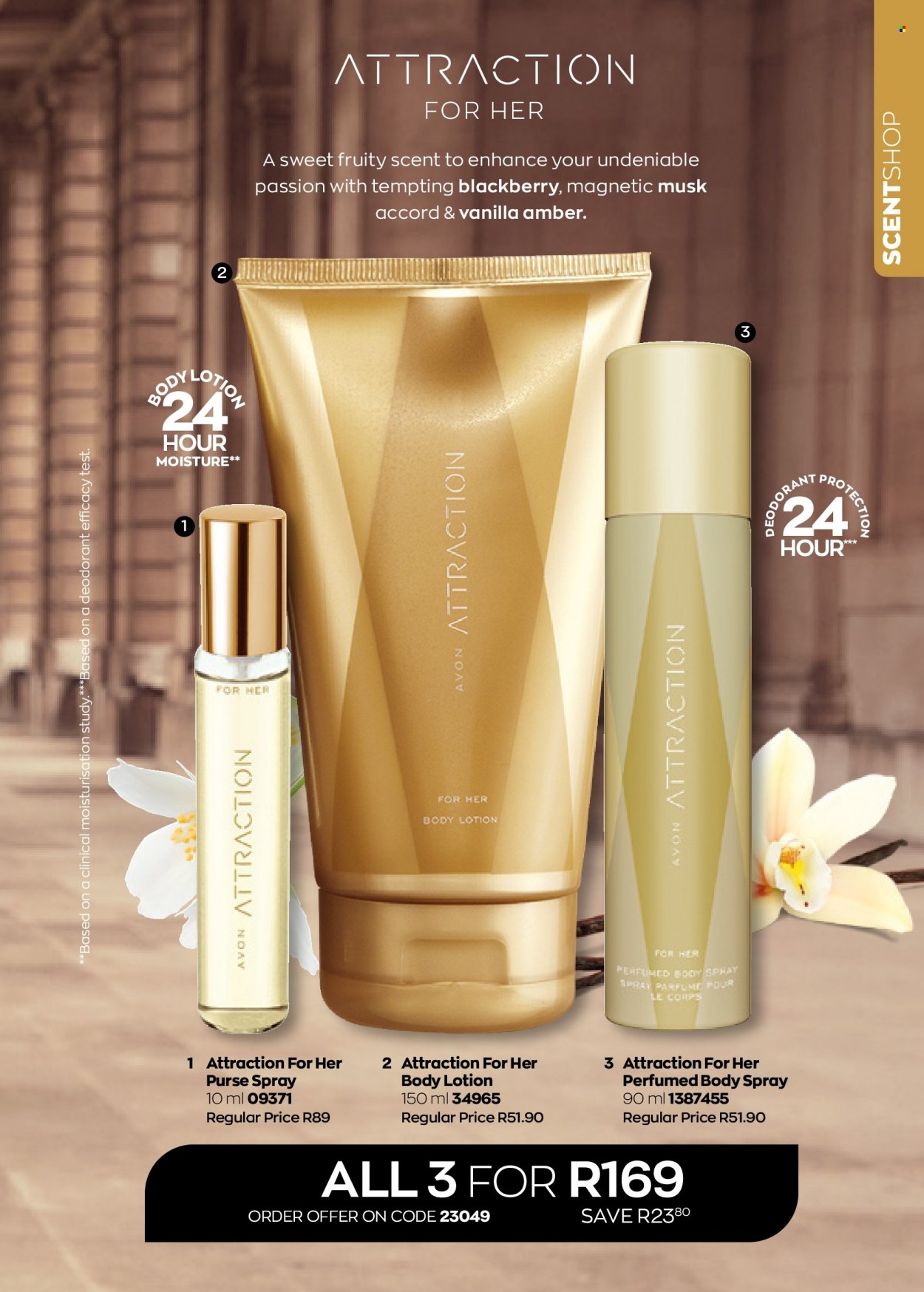 thumbnail - Avon catalogue  - 01/08/2022 - 31/08/2022 - Sales products - Avon, body lotion, body spray, anti-perspirant, deodorant. Page 27.