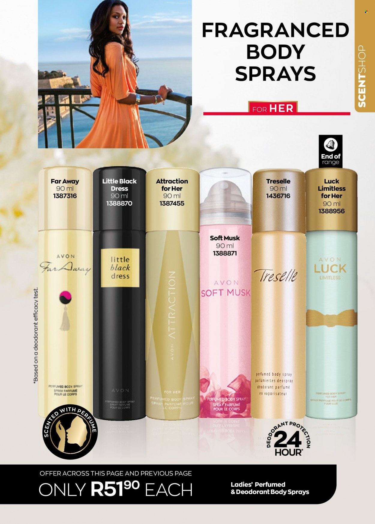 thumbnail - Avon catalogue  - 01/08/2022 - 31/08/2022 - Sales products - Avon, body spray, anti-perspirant, eau de parfum, far away, deodorant. Page 35.