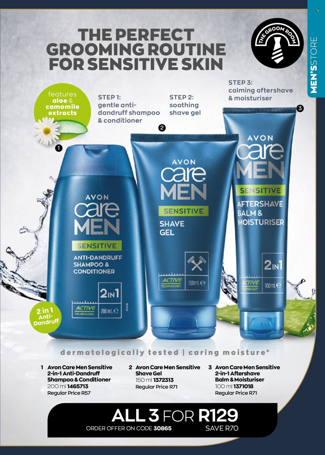 thumbnail - Avon catalogue  - 01/08/2022 - 31/08/2022 - Sales products - shampoo, Avon, conditioner, after shave, shave gel. Page 53.