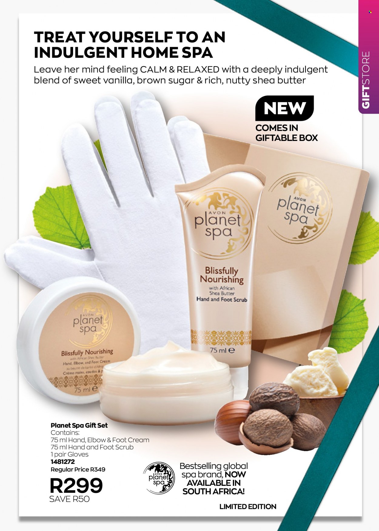 thumbnail - Avon catalogue  - 01/08/2022 - 31/08/2022 - Sales products - Planet Spa, Avon, shea butter, gift set. Page 99.