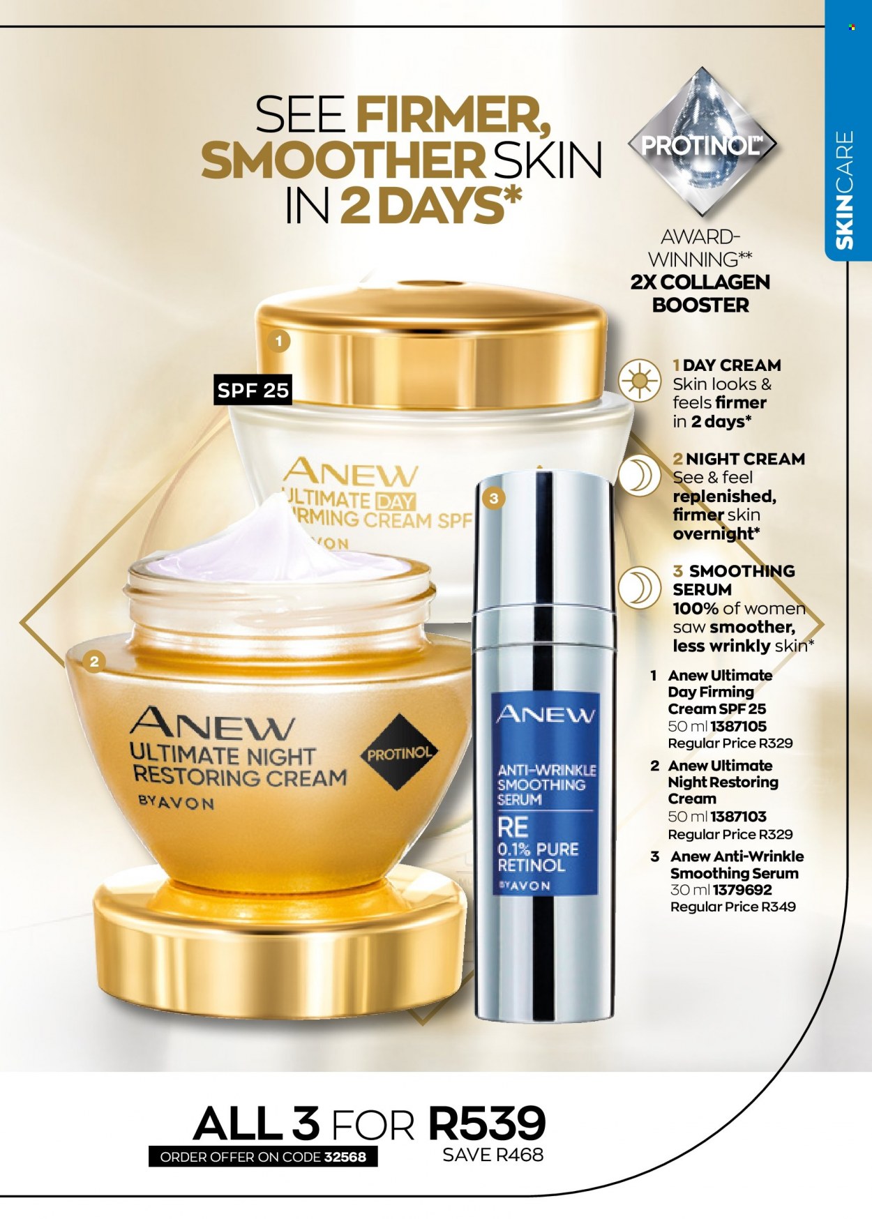 thumbnail - Avon catalogue  - 01/08/2022 - 31/08/2022 - Sales products - Avon, Anew, day cream, serum, night cream. Page 103.