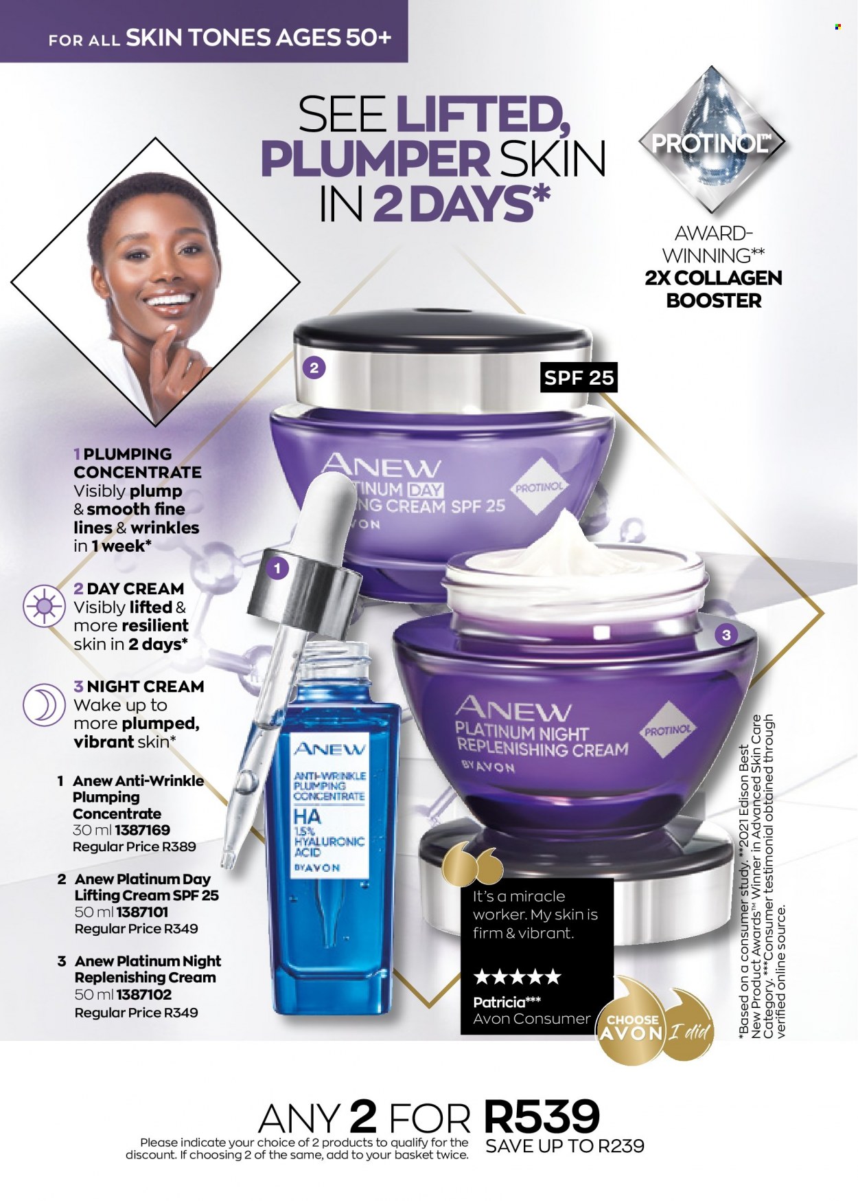 thumbnail - Avon catalogue  - 01/08/2022 - 31/08/2022 - Sales products - Avon, Anew, day cream, night cream. Page 104.
