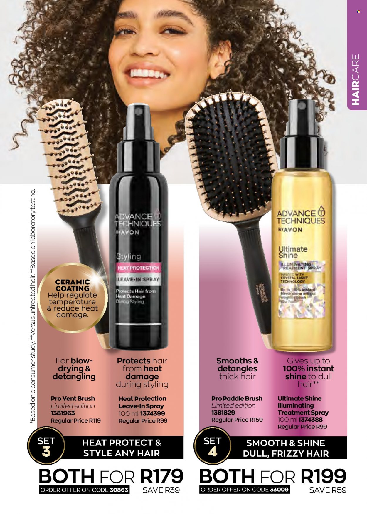 Avon catalogue  - 01/05/2022 - 31/05/2022 - Sales products - heat protection, brush. Page 167.