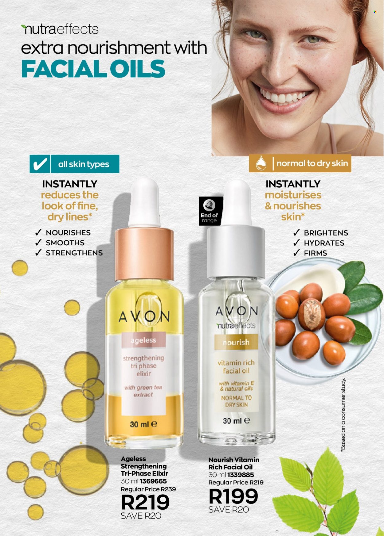 thumbnail - Avon catalogue  - 01/08/2022 - 31/08/2022 - Sales products - Avon, Nutra Effects, facial oil. Page 112.