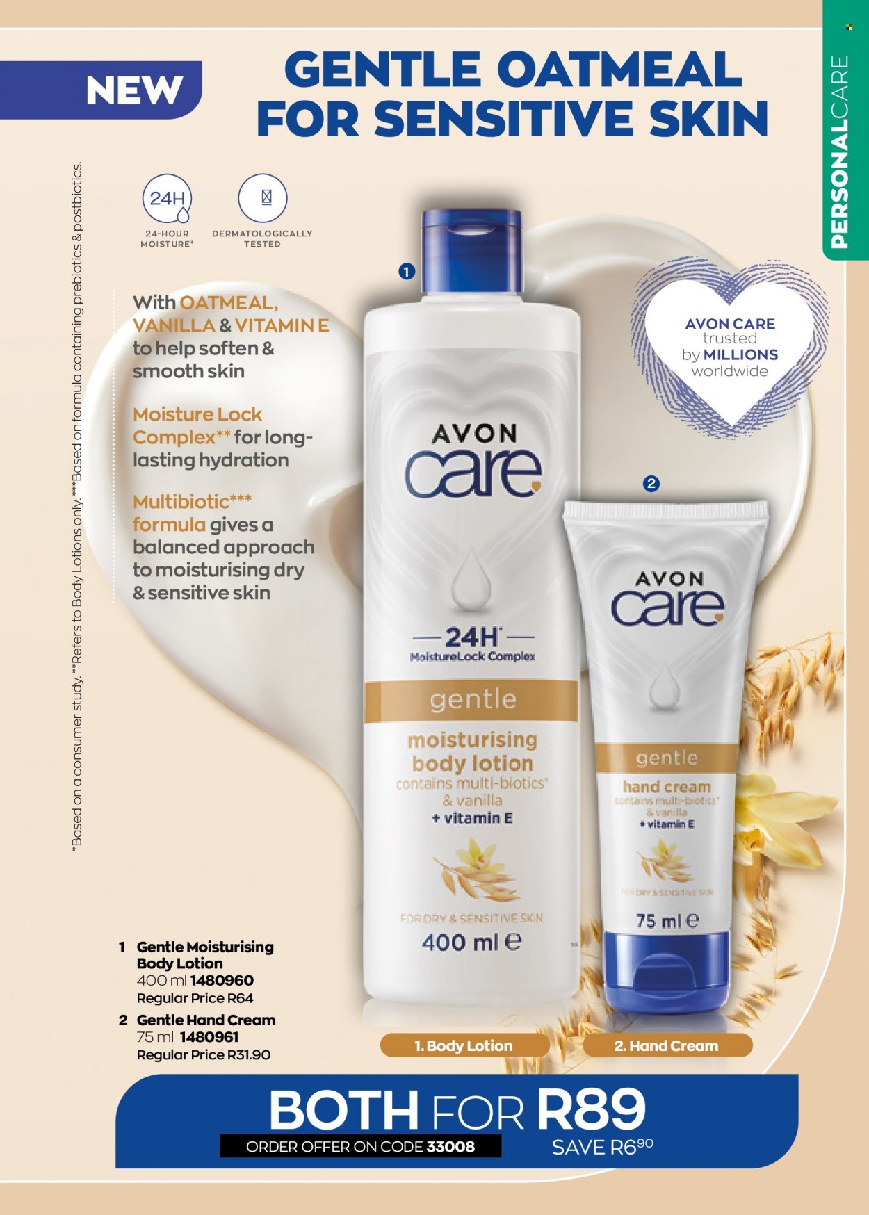 thumbnail - Avon catalogue  - 01/08/2022 - 31/08/2022 - Sales products - Avon, body lotion, hand cream. Page 129.