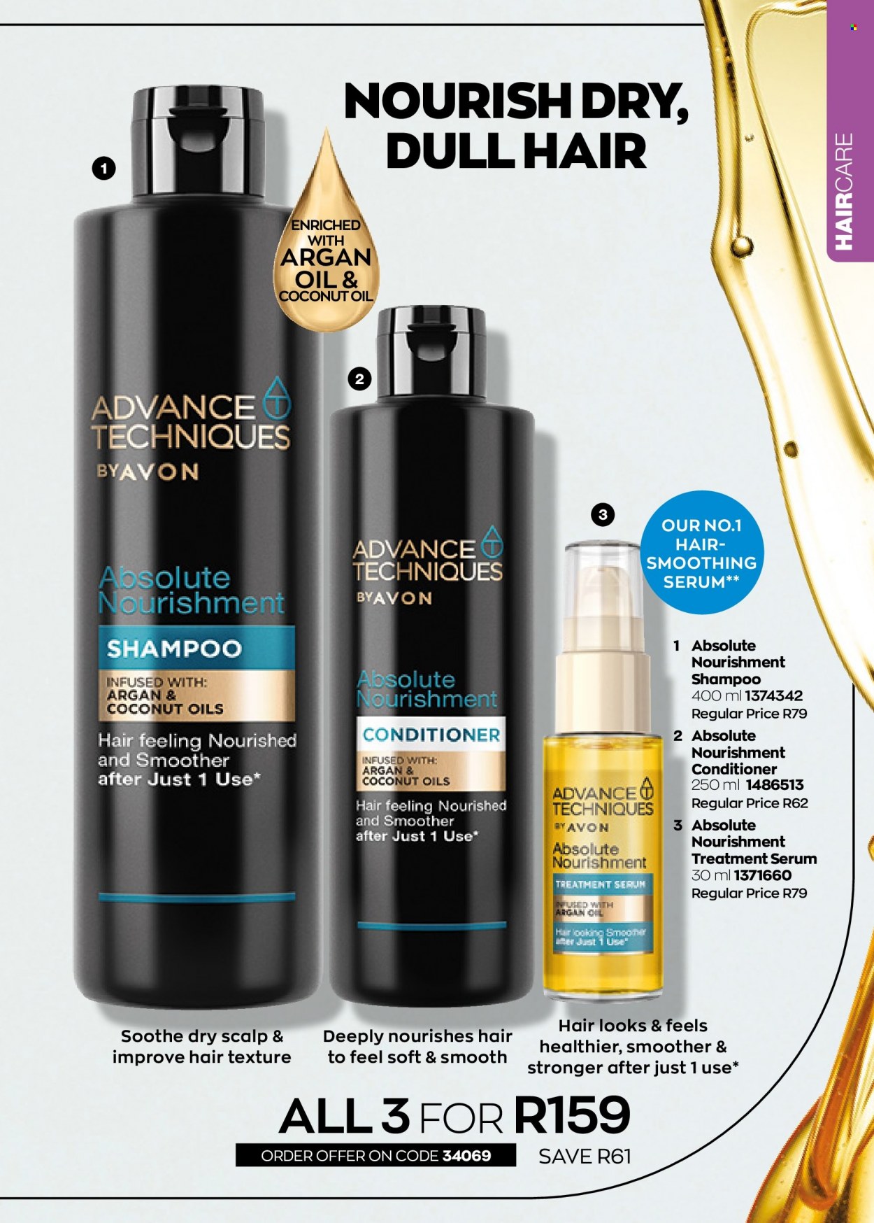 thumbnail - Avon catalogue  - 01/08/2022 - 31/08/2022 - Sales products - shampoo, serum, conditioner, Absolute. Page 161.