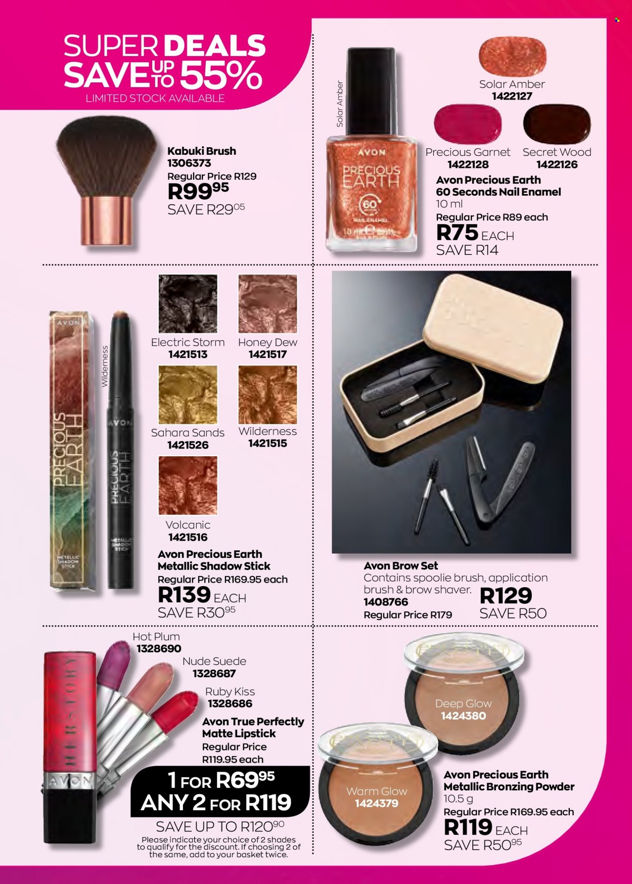 Avon catalogue  - 01/05/2022 - 31/05/2022 - Sales products - Avon, brow shaver, nail enamel, lipstick, shades, bronzing powder. Page 173.