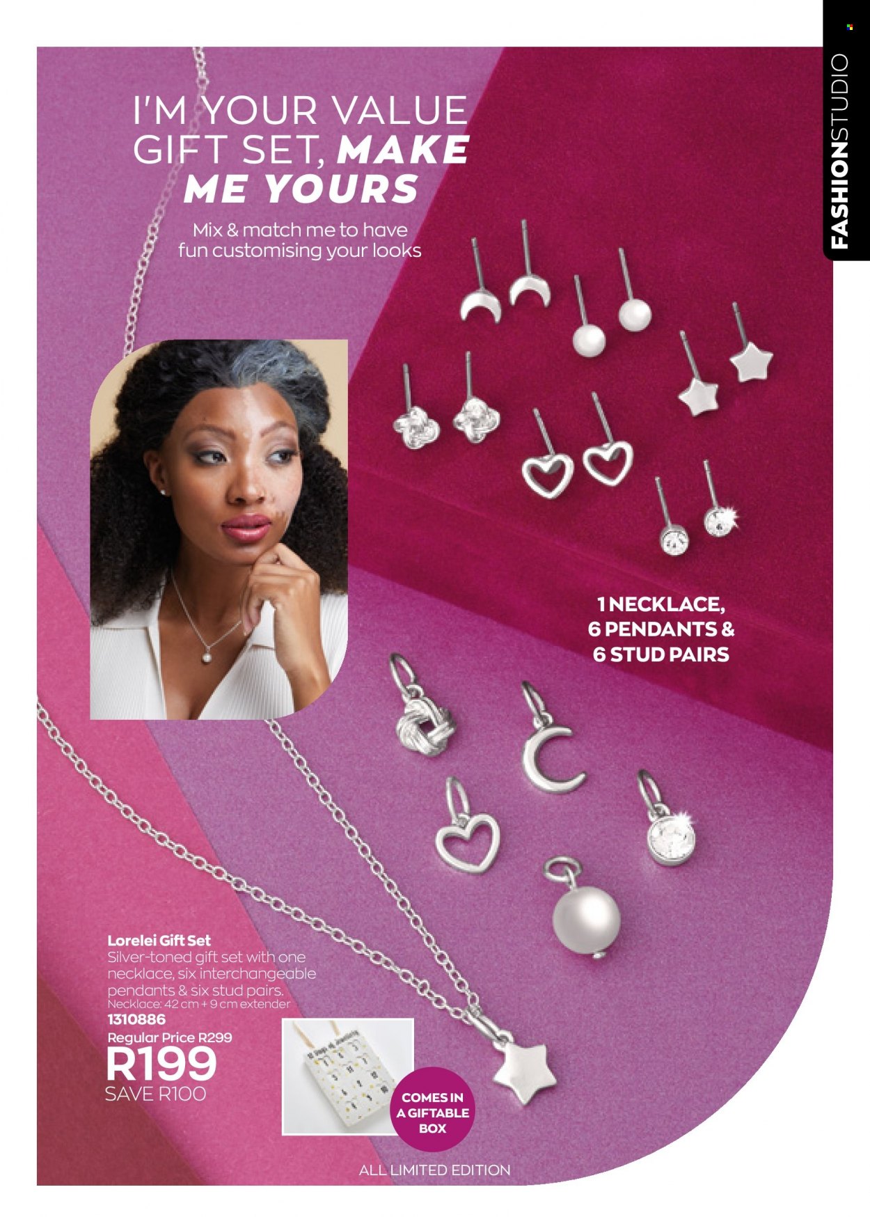 thumbnail - Avon catalogue  - 01/08/2022 - 31/08/2022 - Sales products - gift set, necklace, pendant. Page 189.