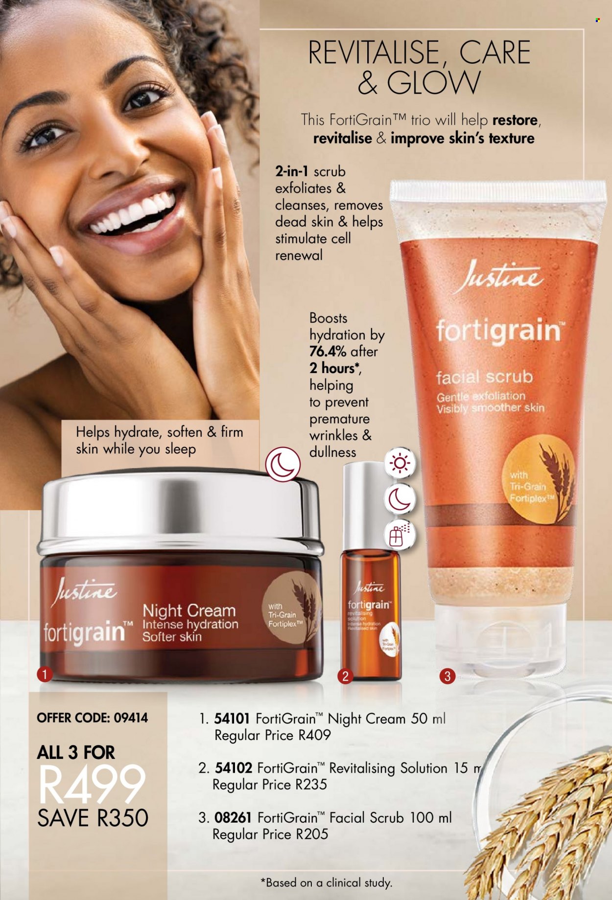 thumbnail - Justine catalogue  - 02/08/2022 - 31/08/2022 - Sales products - night cream. Page 15.