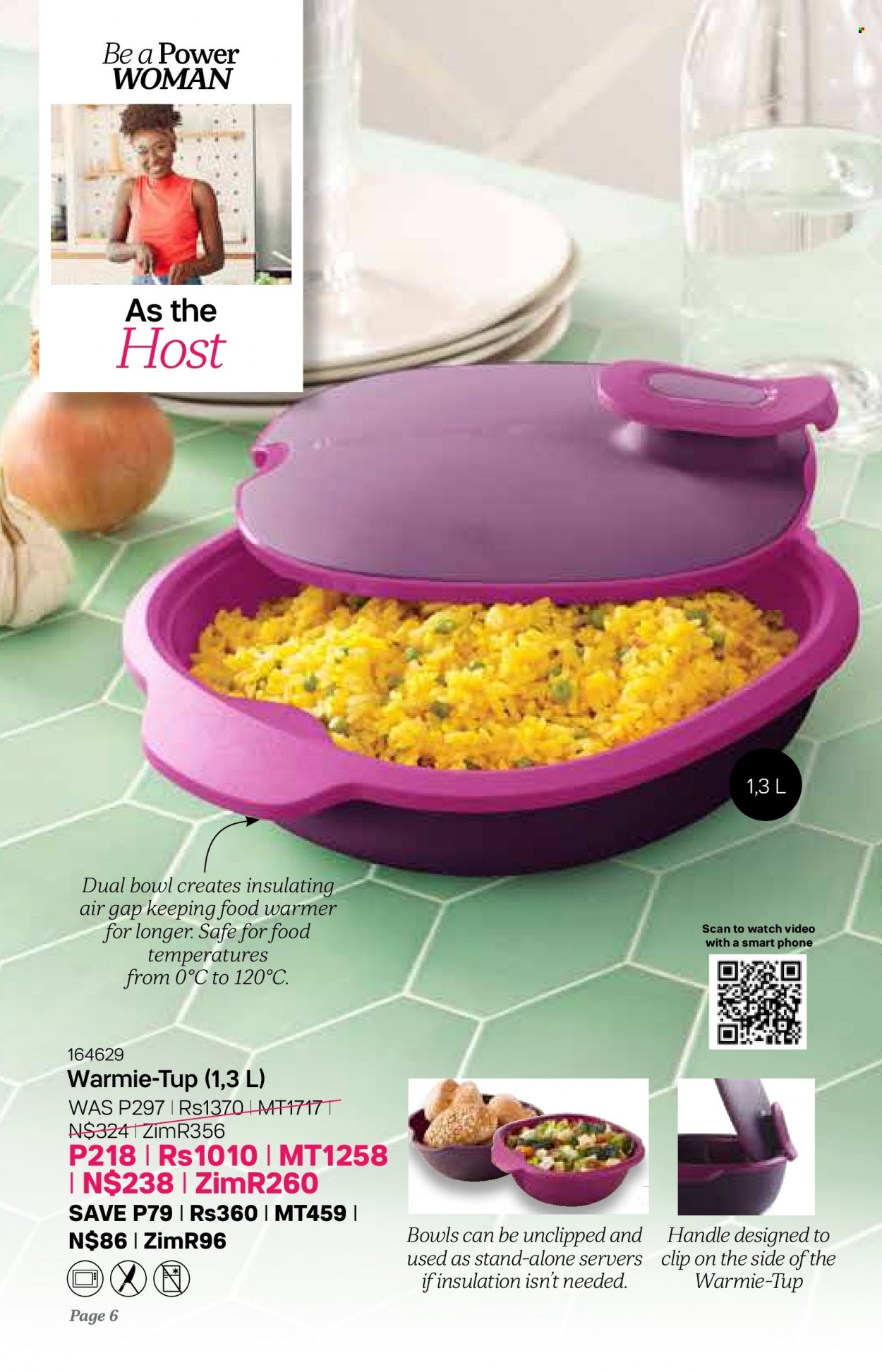 Tupperware catalogue  - 10/08/2022 - 06/09/2022 - Sales products - bowl. Page 6.