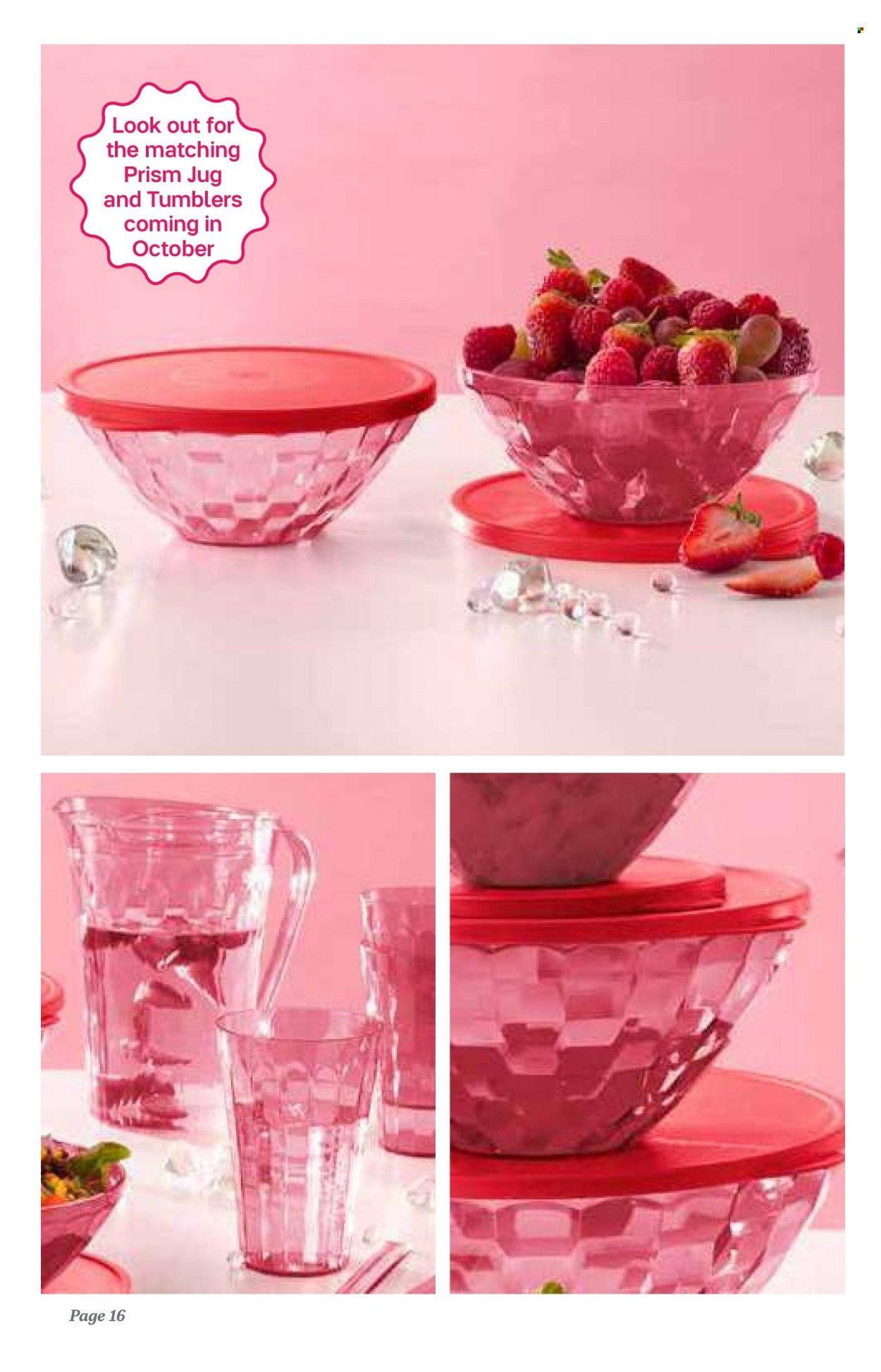 Tupperware catalogue  - 10/08/2022 - 06/09/2022 - Sales products - tumbler. Page 16.