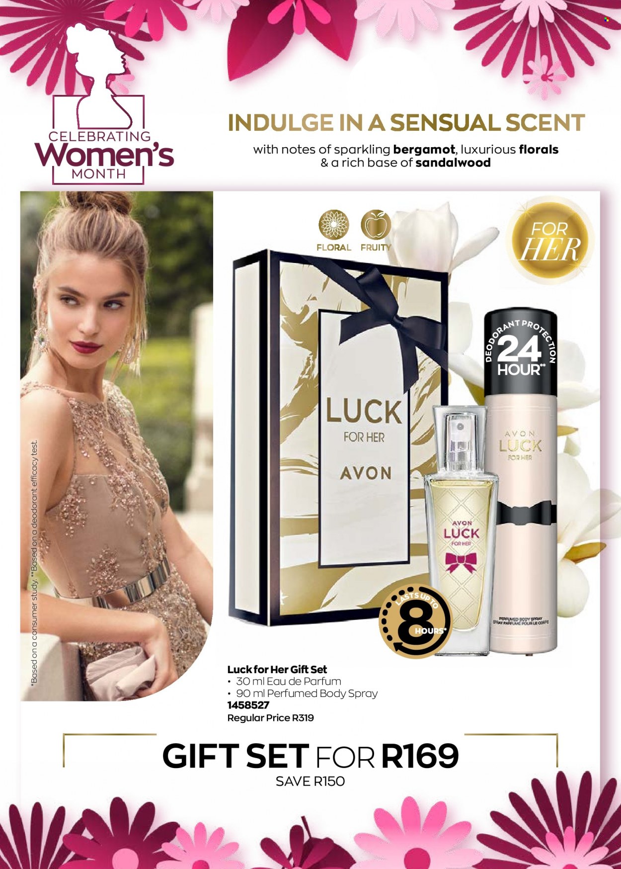 thumbnail - Avon catalogue  - 12/08/2022 - 31/08/2022 - Sales products - Avon, body spray, anti-perspirant, eau de parfum, deodorant, gift set. Page 5.