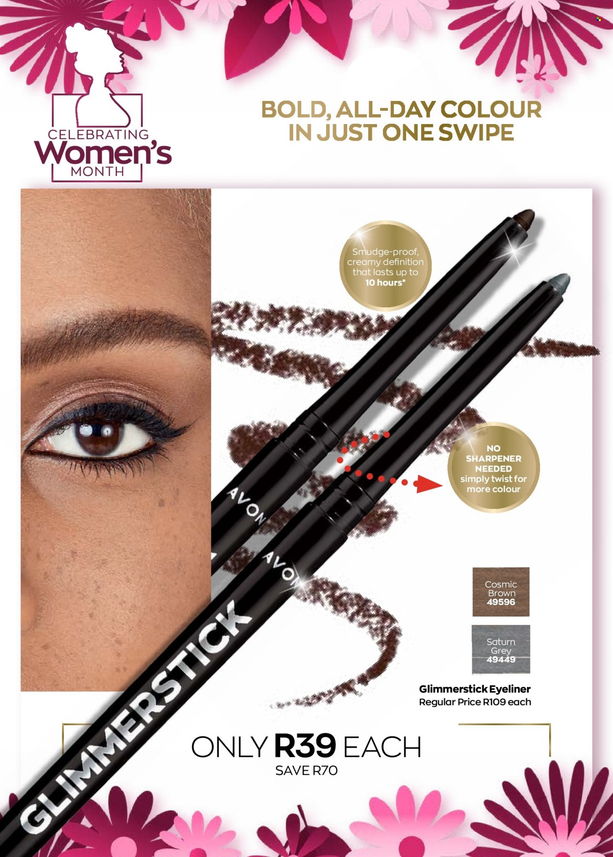 thumbnail - Avon catalogue  - 12/08/2022 - 31/08/2022 - Sales products - Avon, glimmerstick, eyeliner. Page 26.