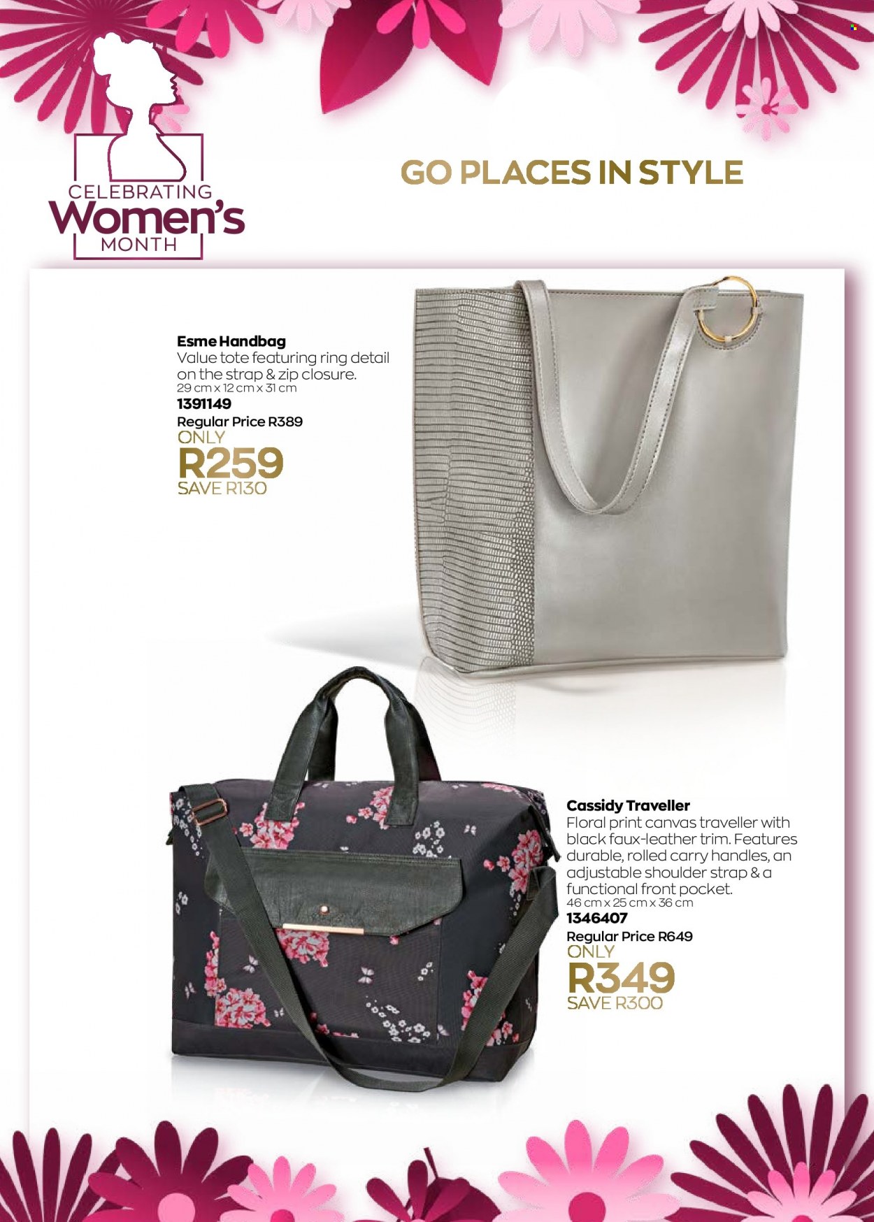 thumbnail - Avon catalogue  - 12/08/2022 - 31/08/2022 - Sales products - handbag, tote. Page 42.