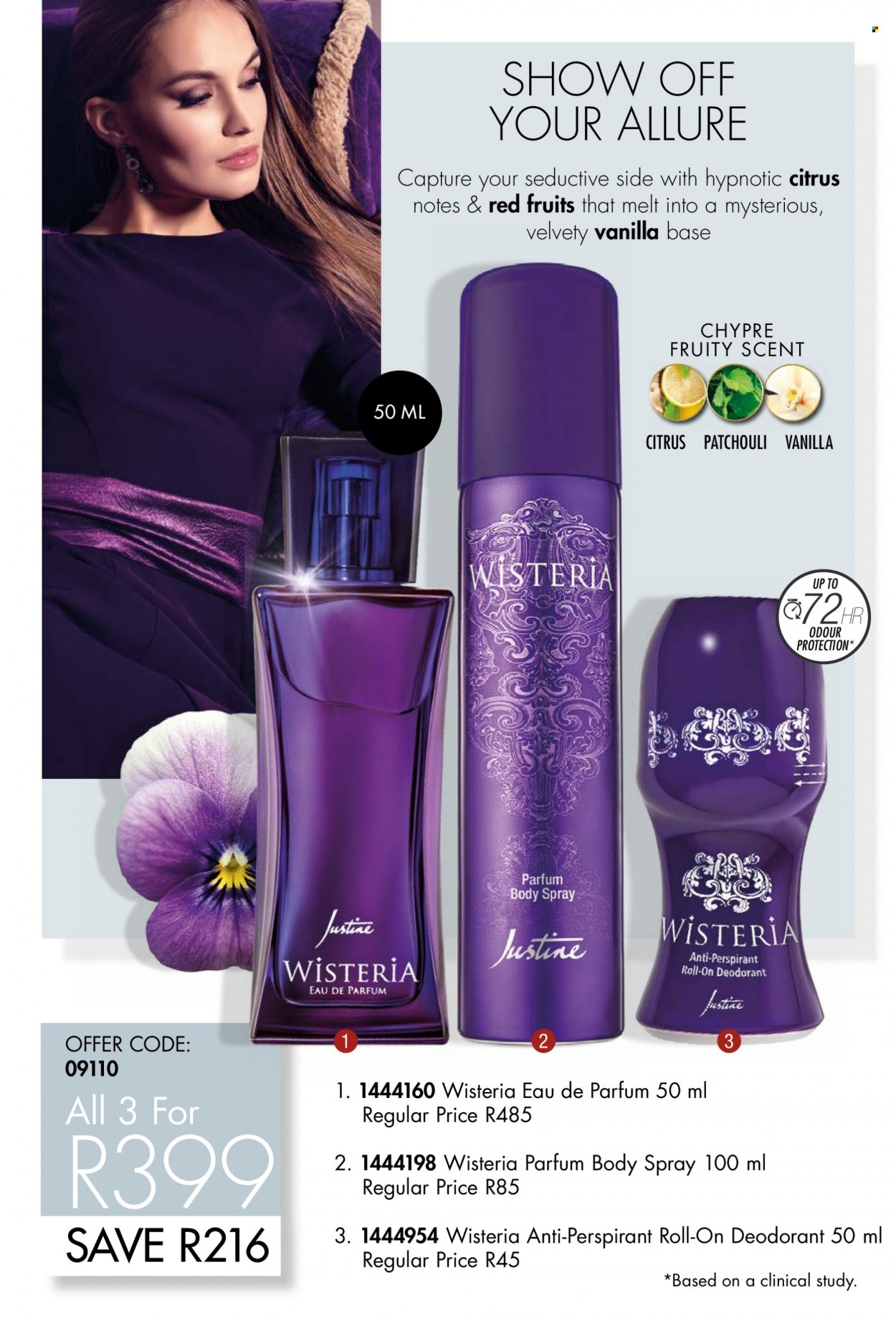thumbnail - Justine catalogue  - 19/08/2022 - 31/08/2022 - Sales products - body spray, anti-perspirant, eau de parfum, roll-on, deodorant. Page 3.