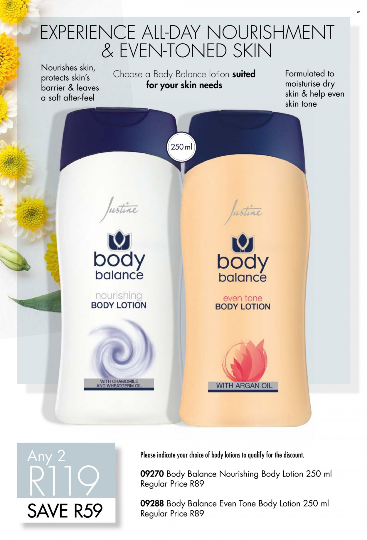 thumbnail - Justine catalogue  - 19/08/2022 - 31/08/2022 - Sales products - body lotion. Page 22.