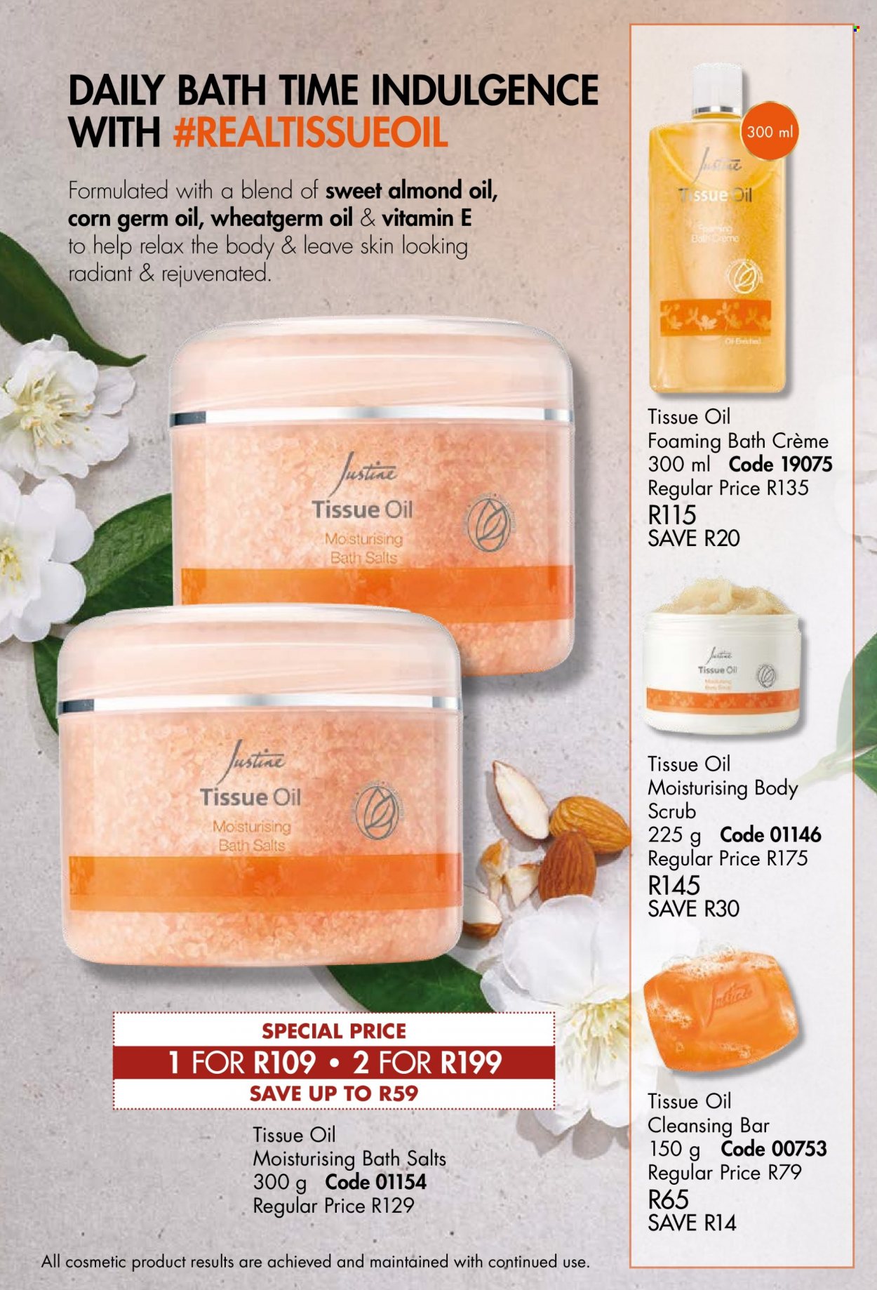 thumbnail - Justine catalogue  - 01/05/2022 - 31/05/2022 - Sales products - tissues, body scrub. Page 12.