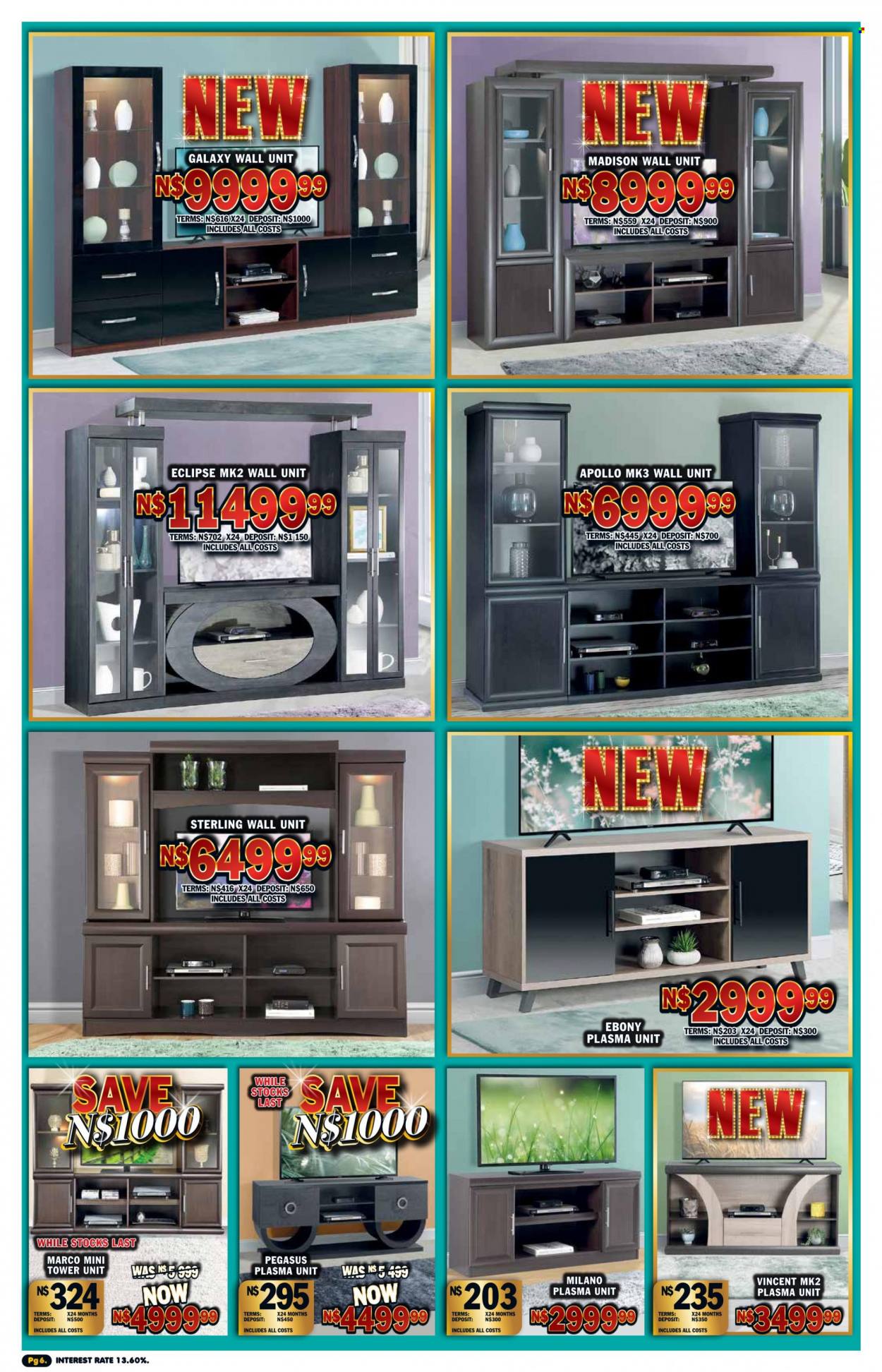 Lewis catalogue  - 25/08/2022 - 17/09/2022 - Sales products - wall unit. Page 6.