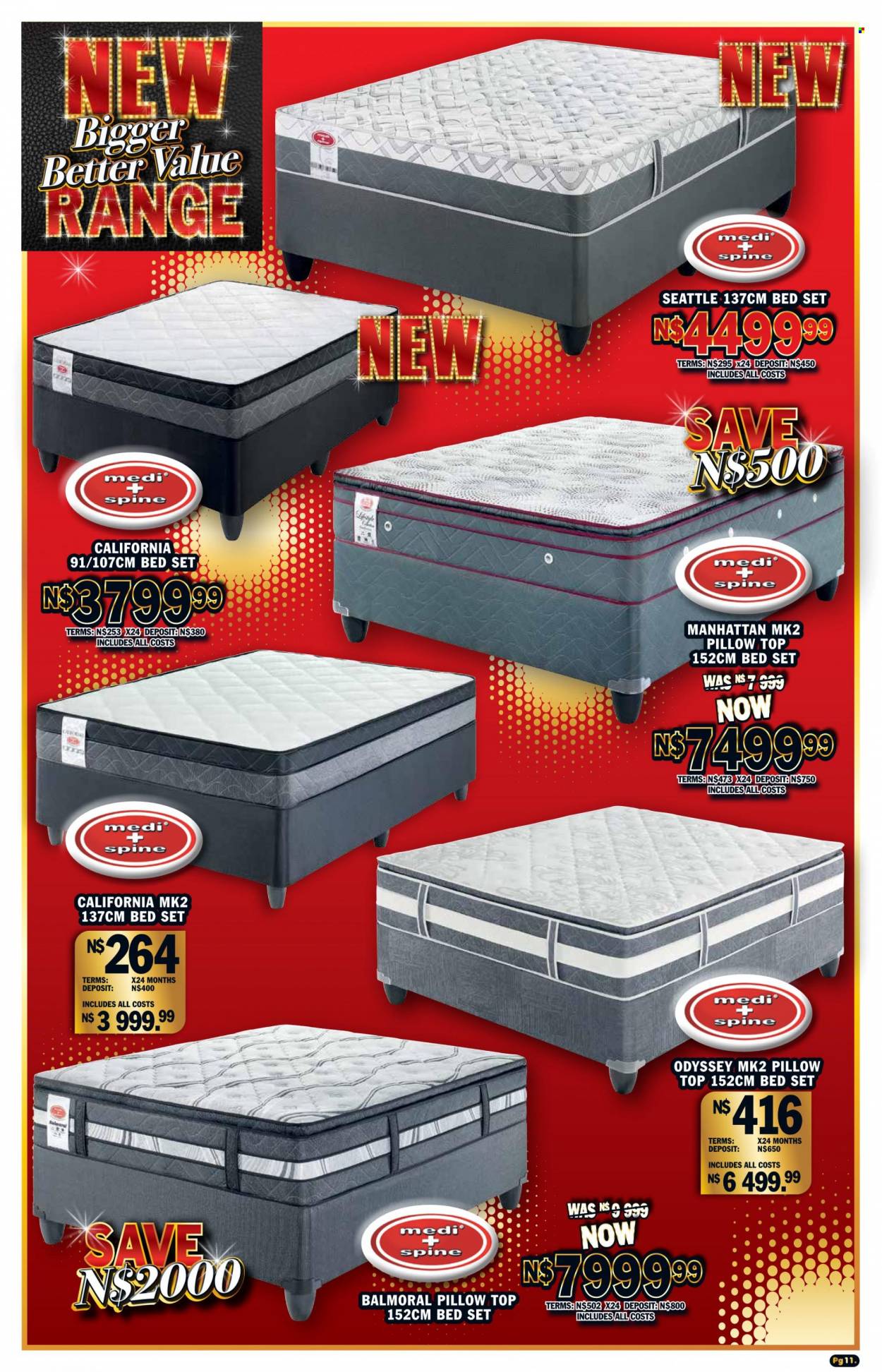 Lewis catalogue  - 25/08/2022 - 17/09/2022 - Sales products - bed, pillow. Page 11.