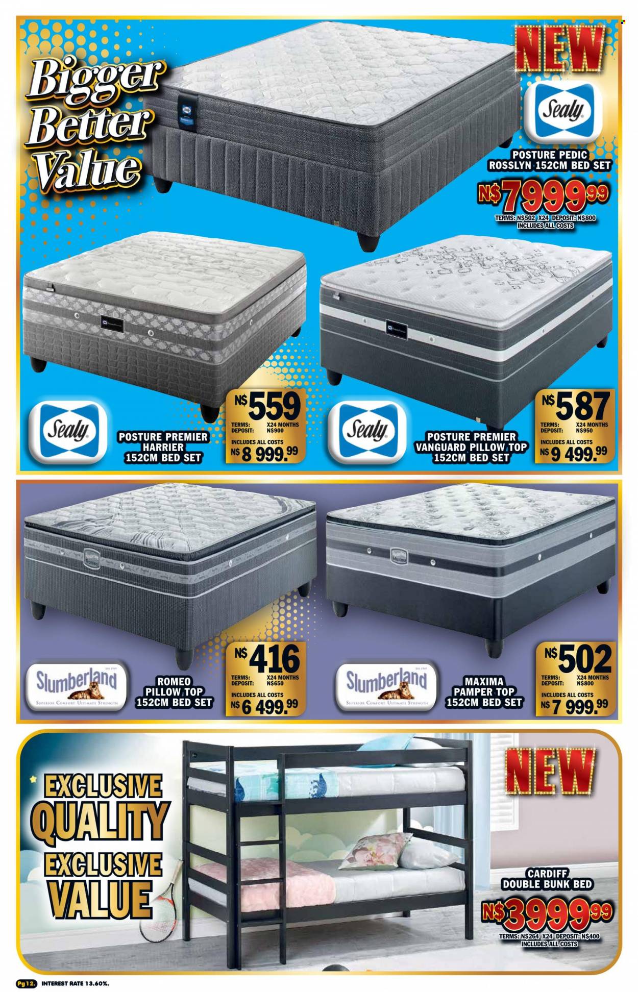 Lewis catalogue  - 25/08/2022 - 17/09/2022 - Sales products - bed, bunk bed, pillow. Page 12.