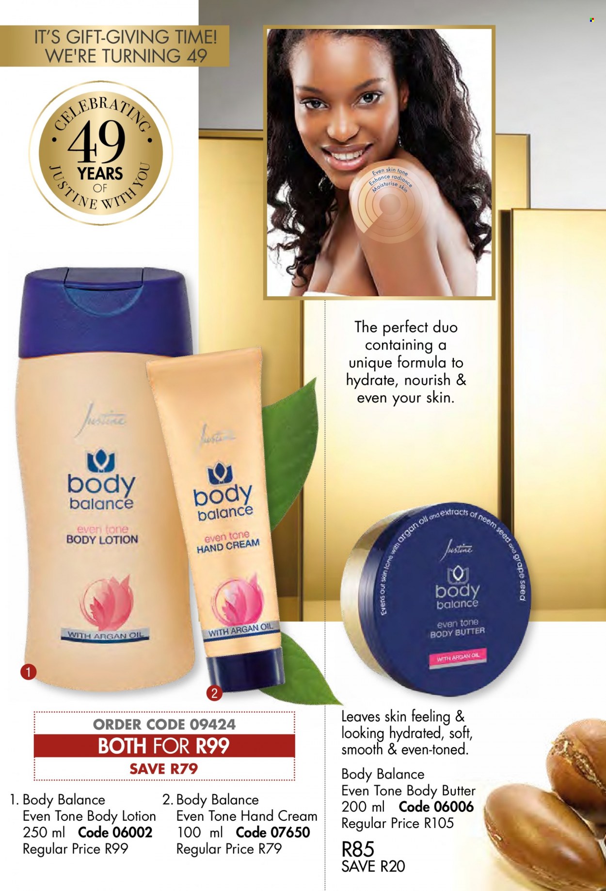 thumbnail - Justine catalogue  - 01/05/2022 - 31/05/2022 - Sales products - body butter, body lotion, hand cream. Page 26.
