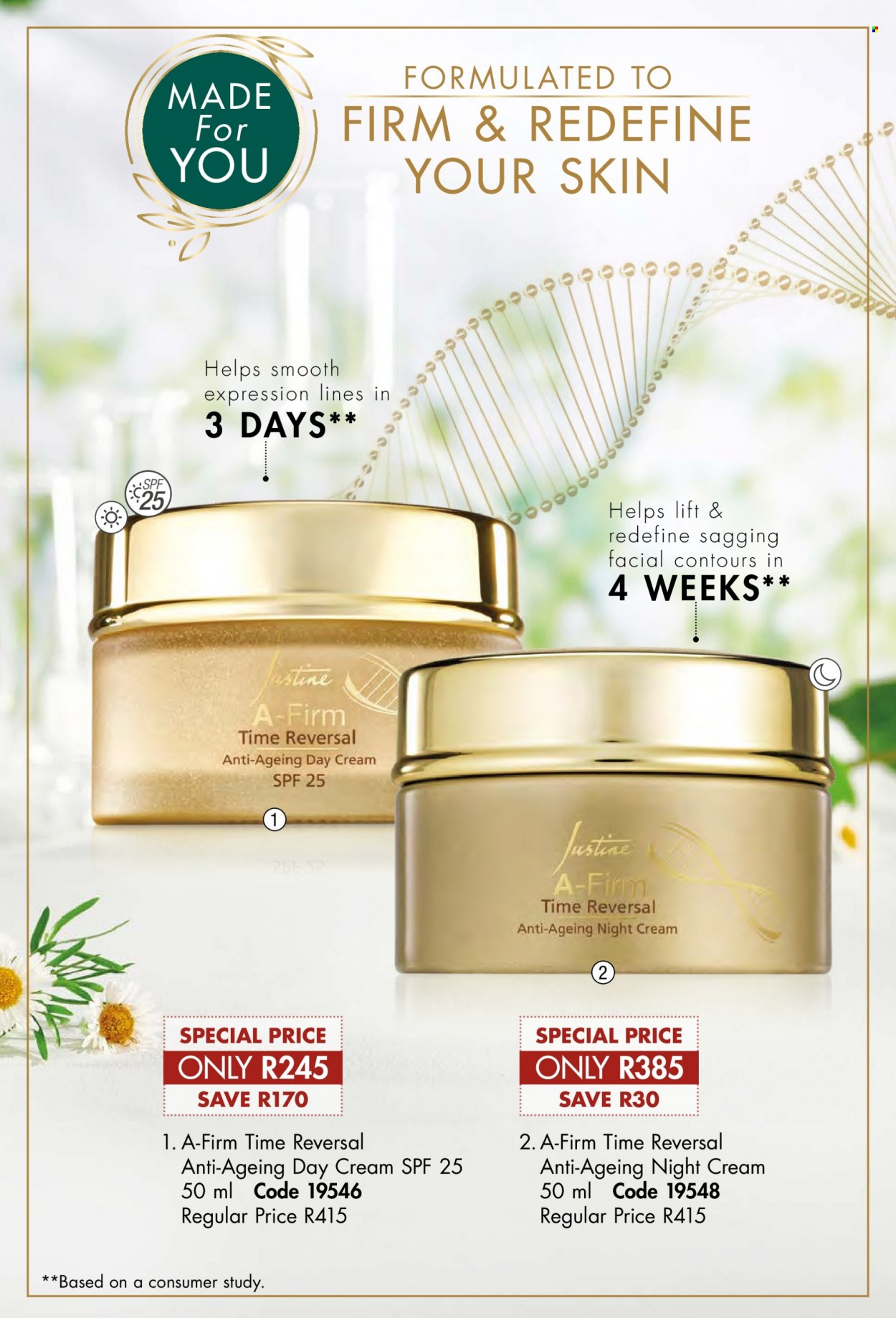 thumbnail - Justine catalogue  - 01/09/2022 - 30/09/2022 - Sales products - day cream, night cream. Page 15.