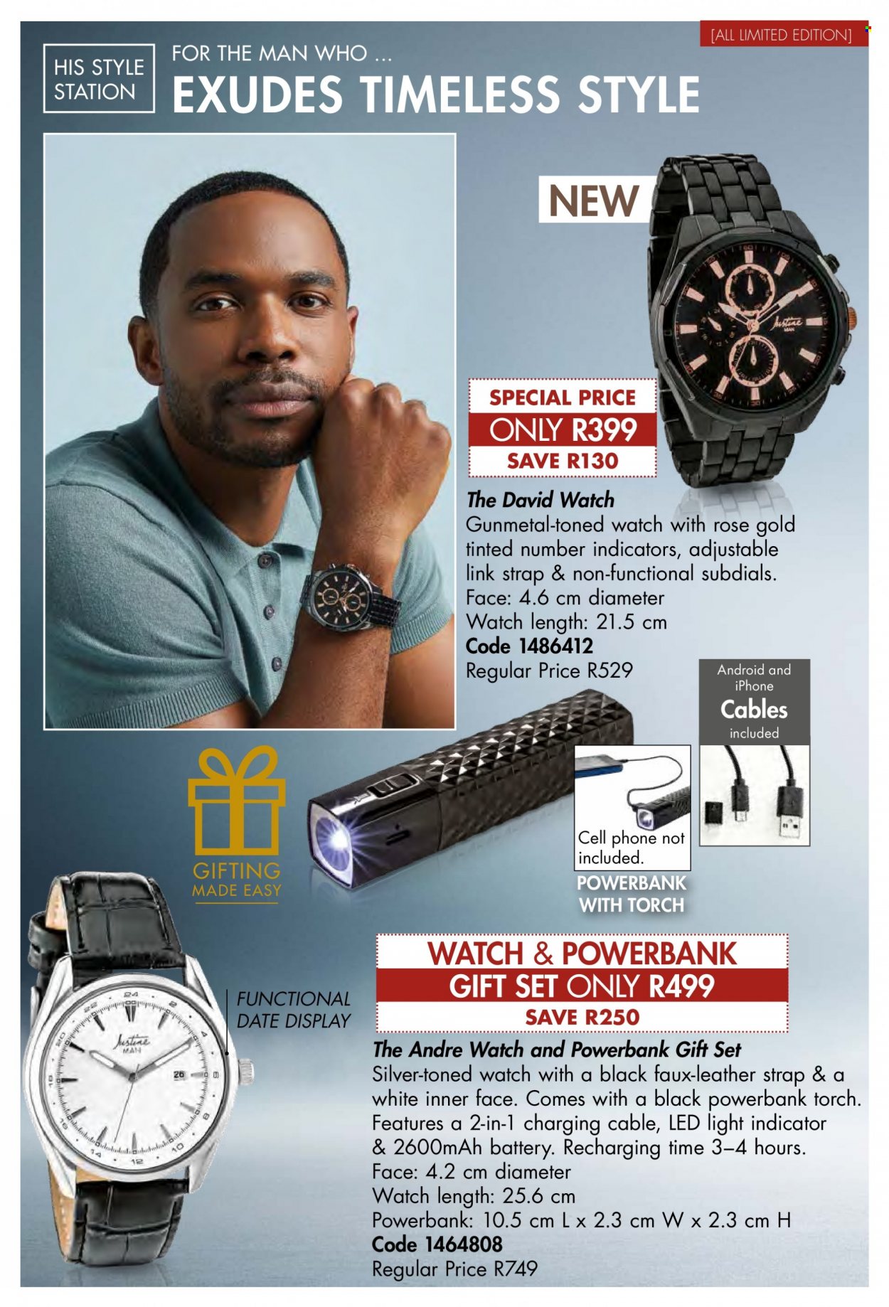 thumbnail - Justine catalogue  - 01/09/2022 - 30/09/2022 - Sales products - gift set, watch. Page 74.