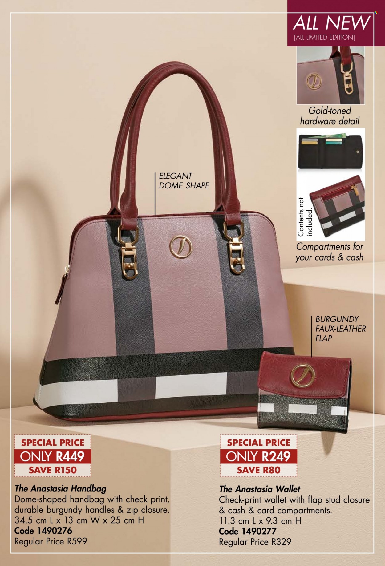 thumbnail - Justine catalogue  - 01/09/2022 - 30/09/2022 - Sales products - handbag, wallet. Page 77.