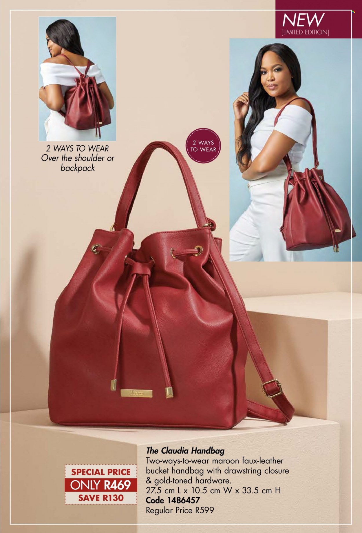 thumbnail - Justine catalogue  - 01/09/2022 - 30/09/2022 - Sales products - backpack, handbag. Page 79.