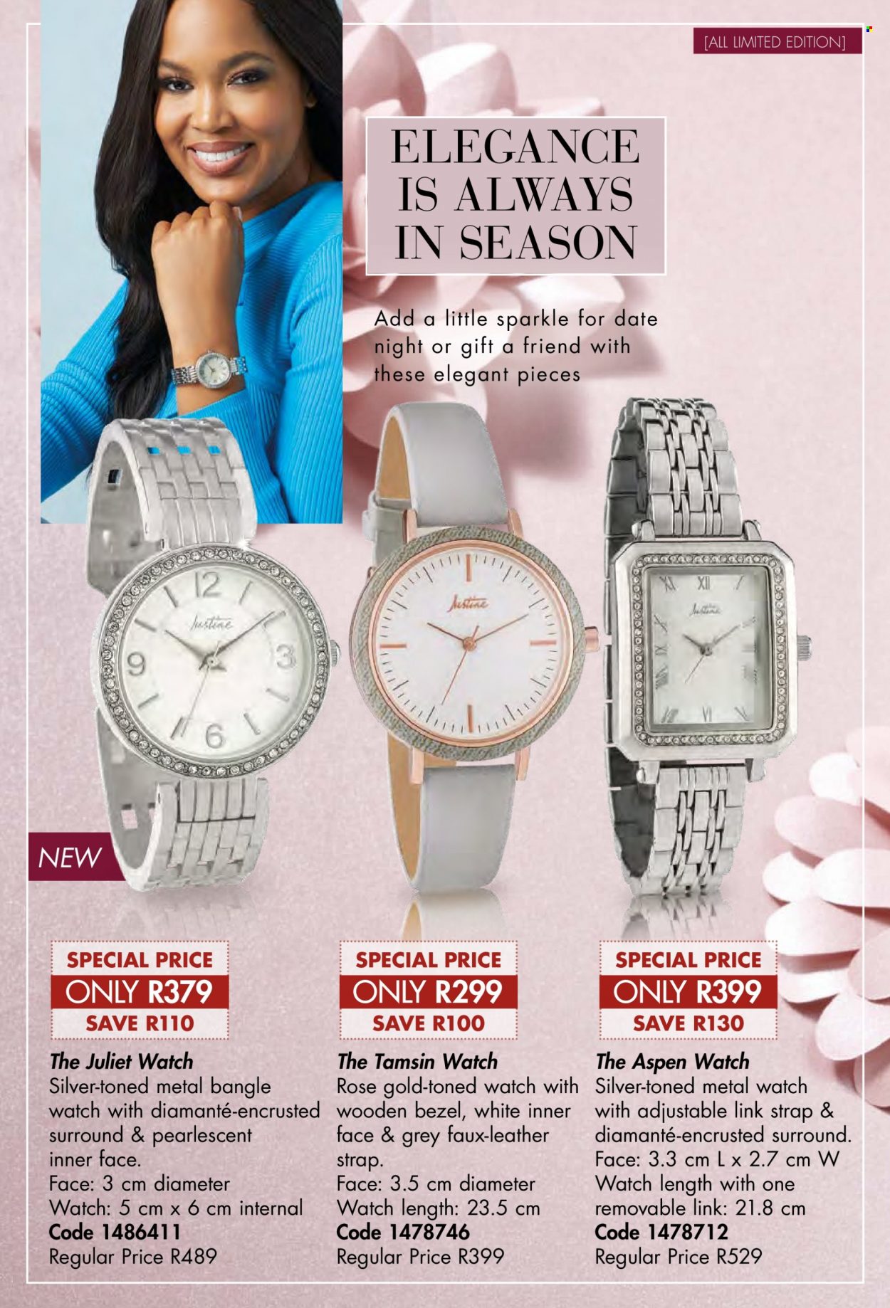 thumbnail - Justine catalogue  - 01/09/2022 - 30/09/2022 - Sales products - watch. Page 86.