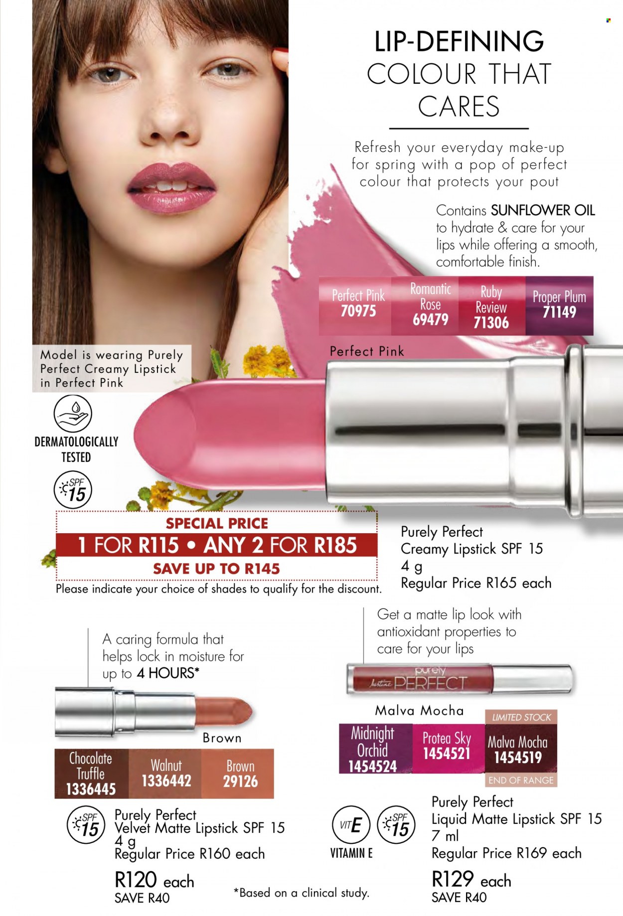 thumbnail - Justine catalogue  - 01/09/2022 - 30/09/2022 - Sales products - lipstick, makeup, shades. Page 93.