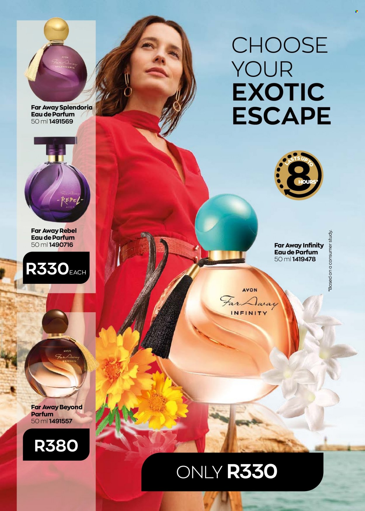 thumbnail - Avon catalogue  - 01/09/2022 - 30/09/2022 - Sales products - Avon, Infinity, eau de parfum, far away. Page 28.