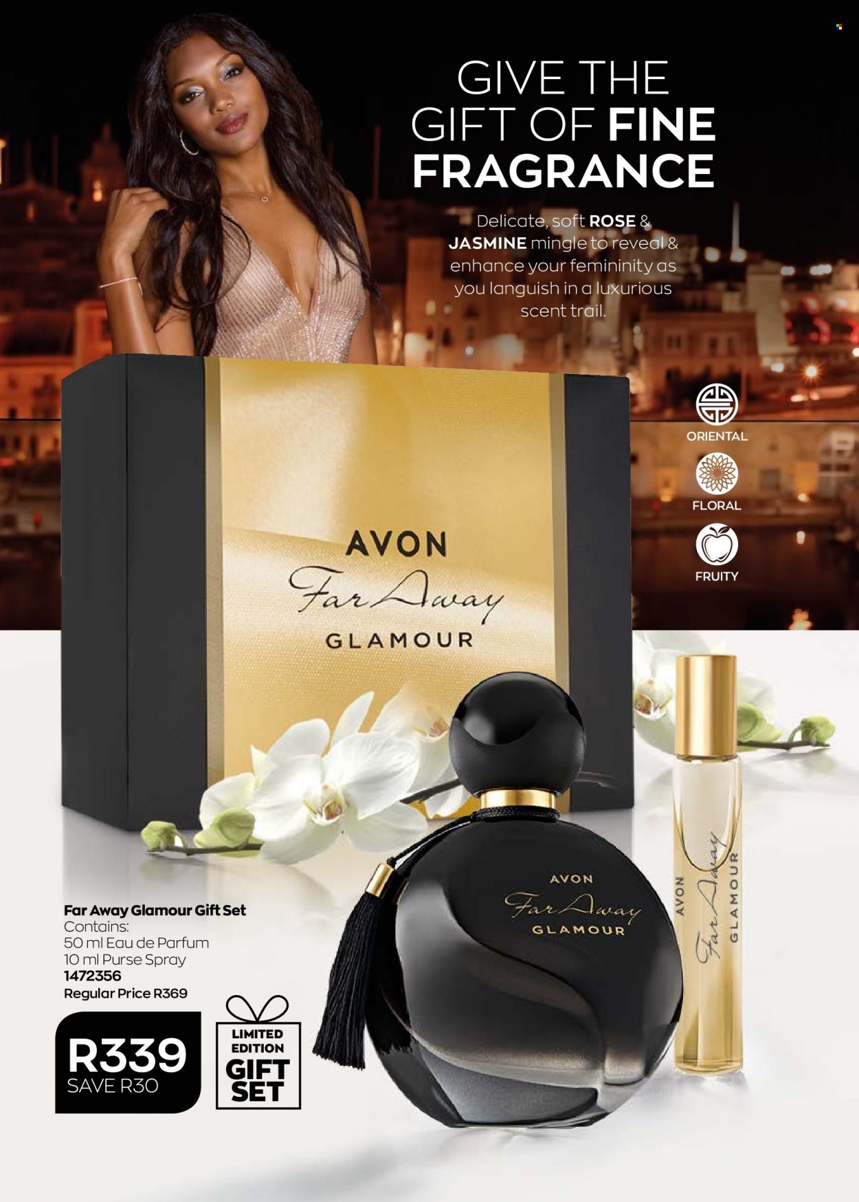 thumbnail - Avon catalogue  - 01/09/2022 - 30/09/2022 - Sales products - Avon, eau de parfum, far away, fragrance, gift set. Page 36.